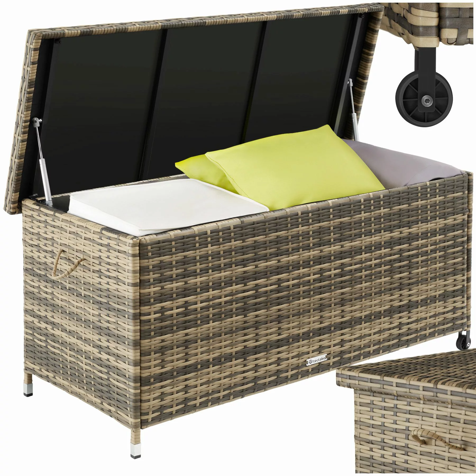 tectake Gartenbox Auflagenbox (1 St., Volumen: günstig online kaufen