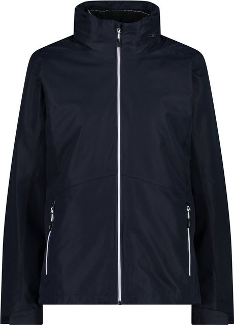 CMP Funktionsjacke WOMAN JACKET ZIP HOOD DETACHBLE INN.JACKET BLACK BLUE günstig online kaufen