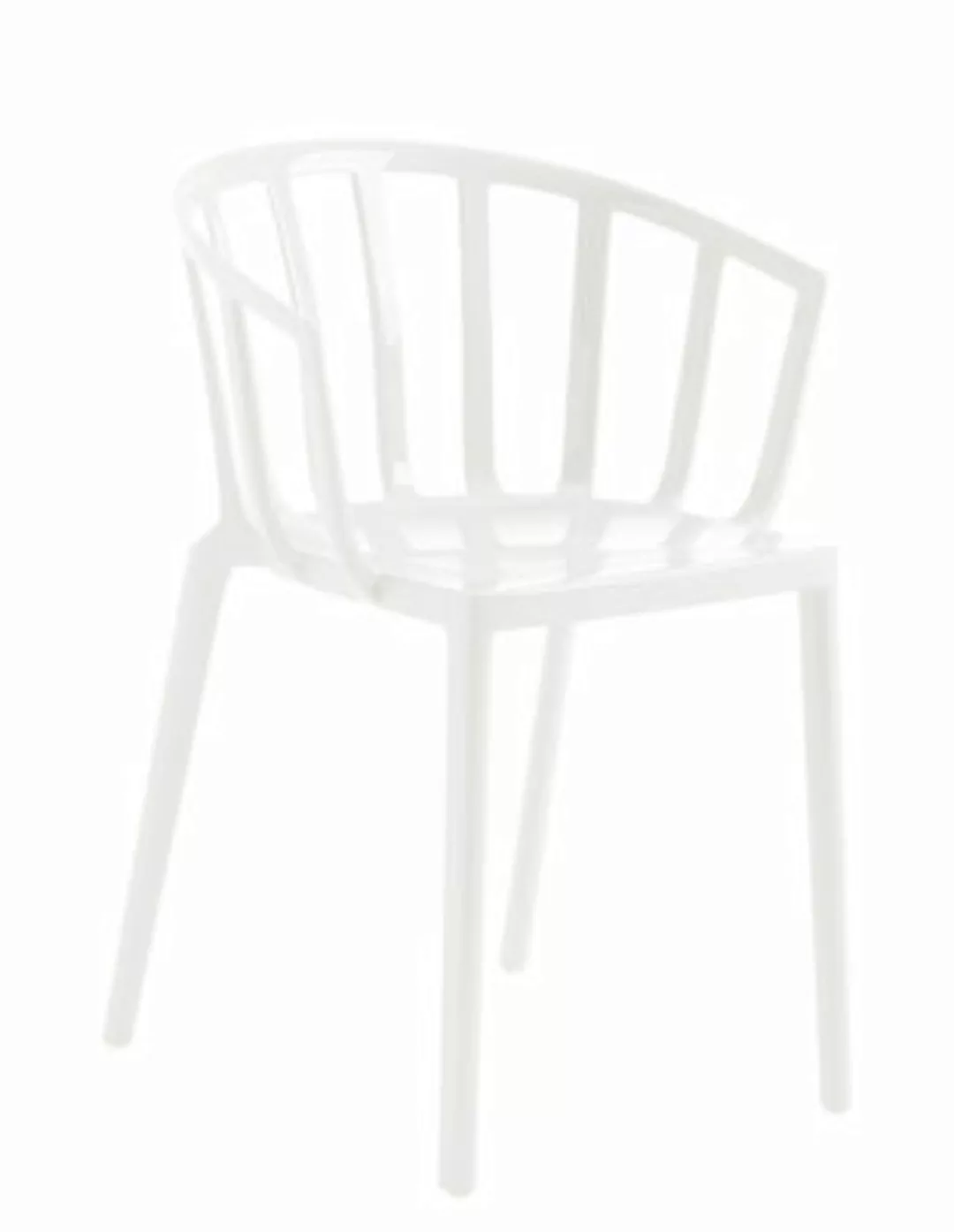Stapelbarer Sessel Generic AC Venice plastikmaterial weiß / Polykarbonat - günstig online kaufen