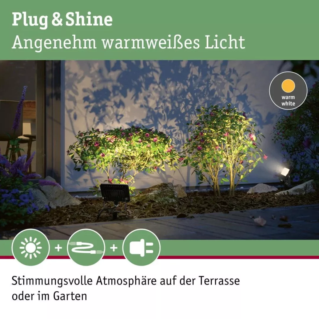 Paulmann Plug & Shine Fluter mit Spieß 6,8W günstig online kaufen