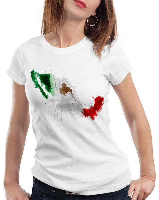 style3 T-Shirt Flagge Mexiko Fußball Sport Mexico WM EM Fahne günstig online kaufen