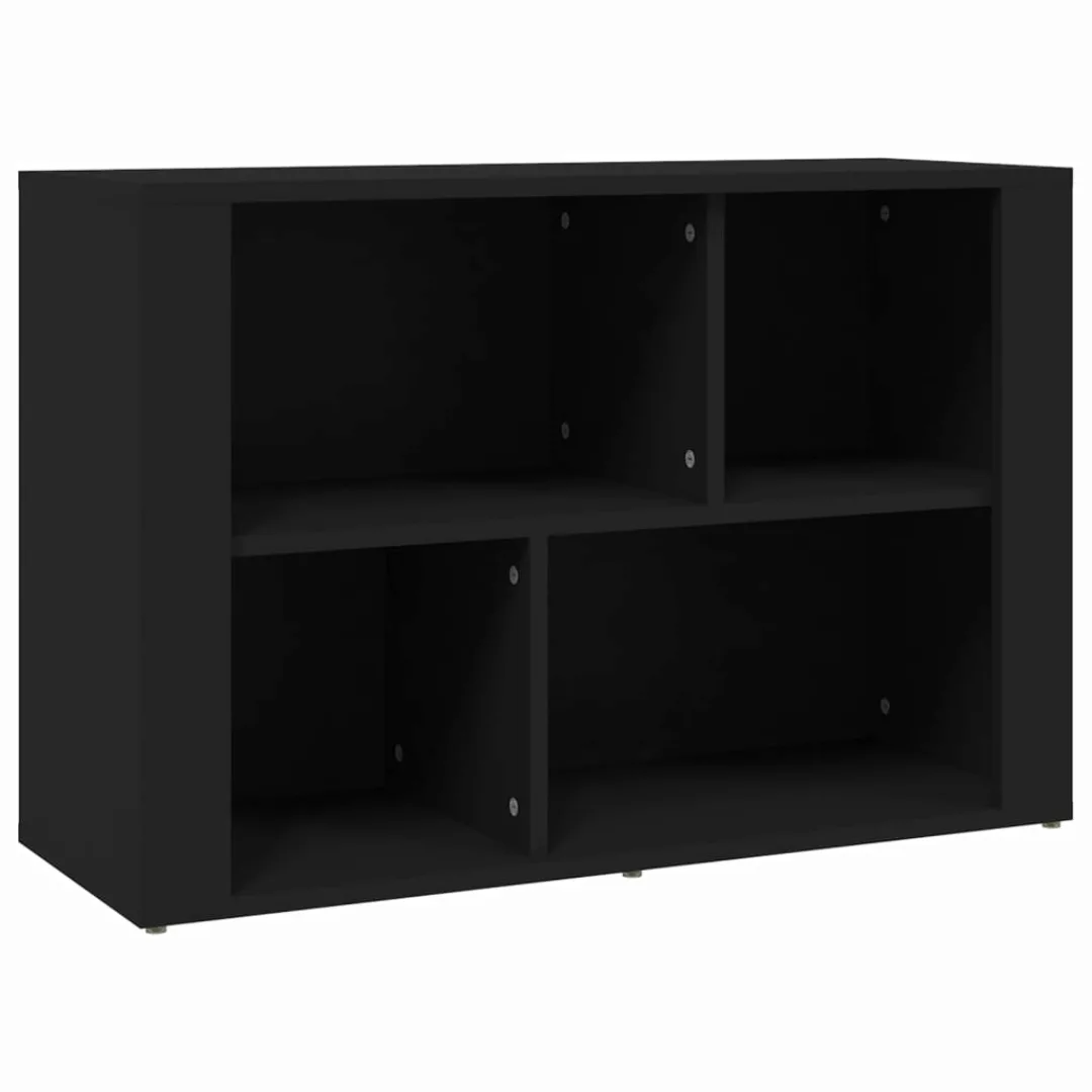 Vidaxl Sideboard Schwarz 80x30x54 Cm Holzwerkstoff günstig online kaufen