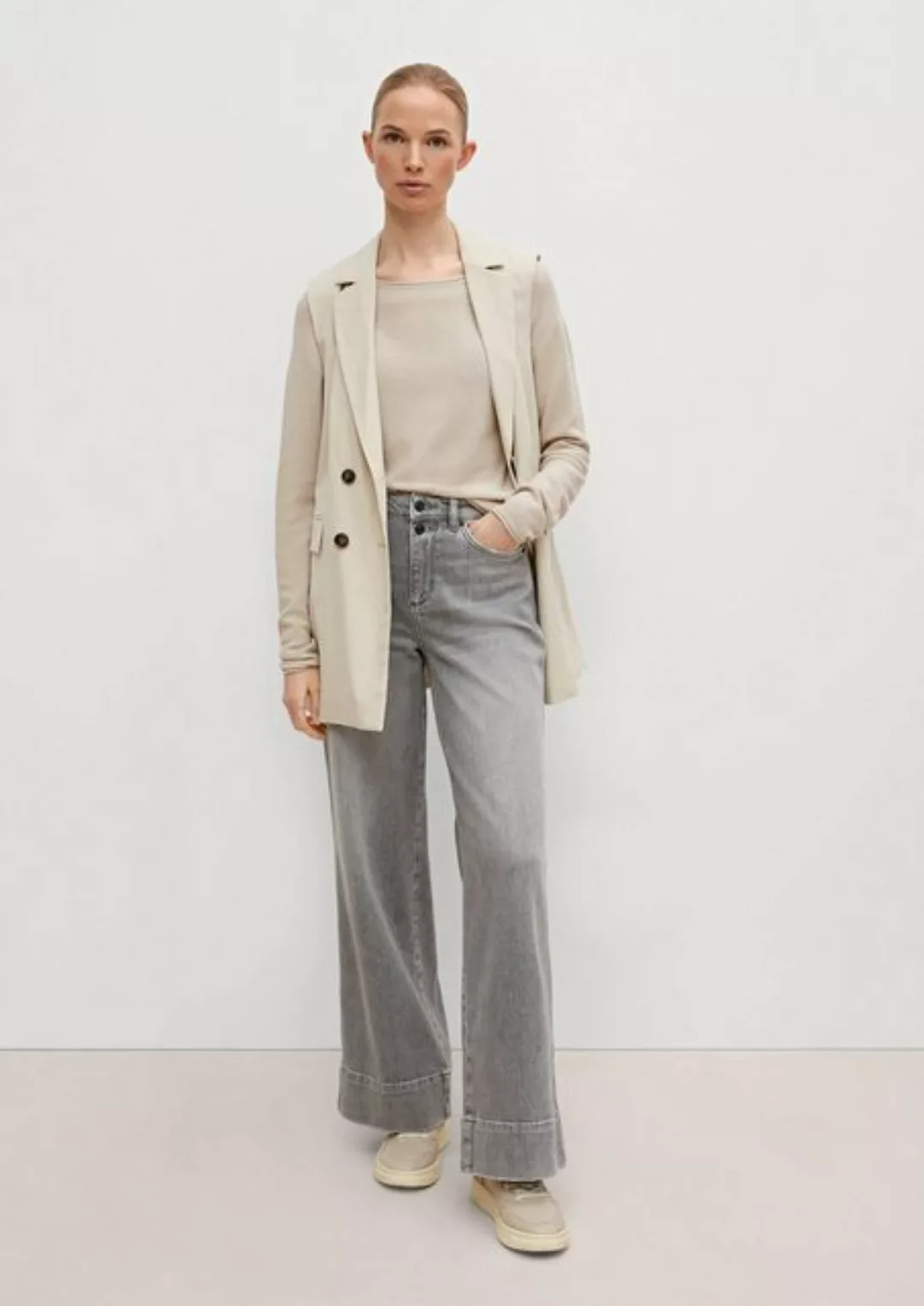 comma casual identity 5-Pocket-Jeans Loose: Jeans mit Wide leg Waschung günstig online kaufen