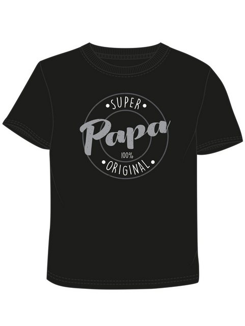 United Labels® T-Shirt Super Papa T-Shirt Vater Vatertag Kurzarm Shirt Ober günstig online kaufen