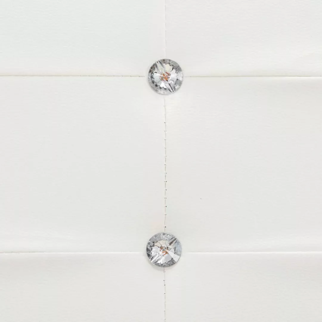 Bett Mit Memory-schaum-matratze Weiß Kunstleder 160x200cm günstig online kaufen
