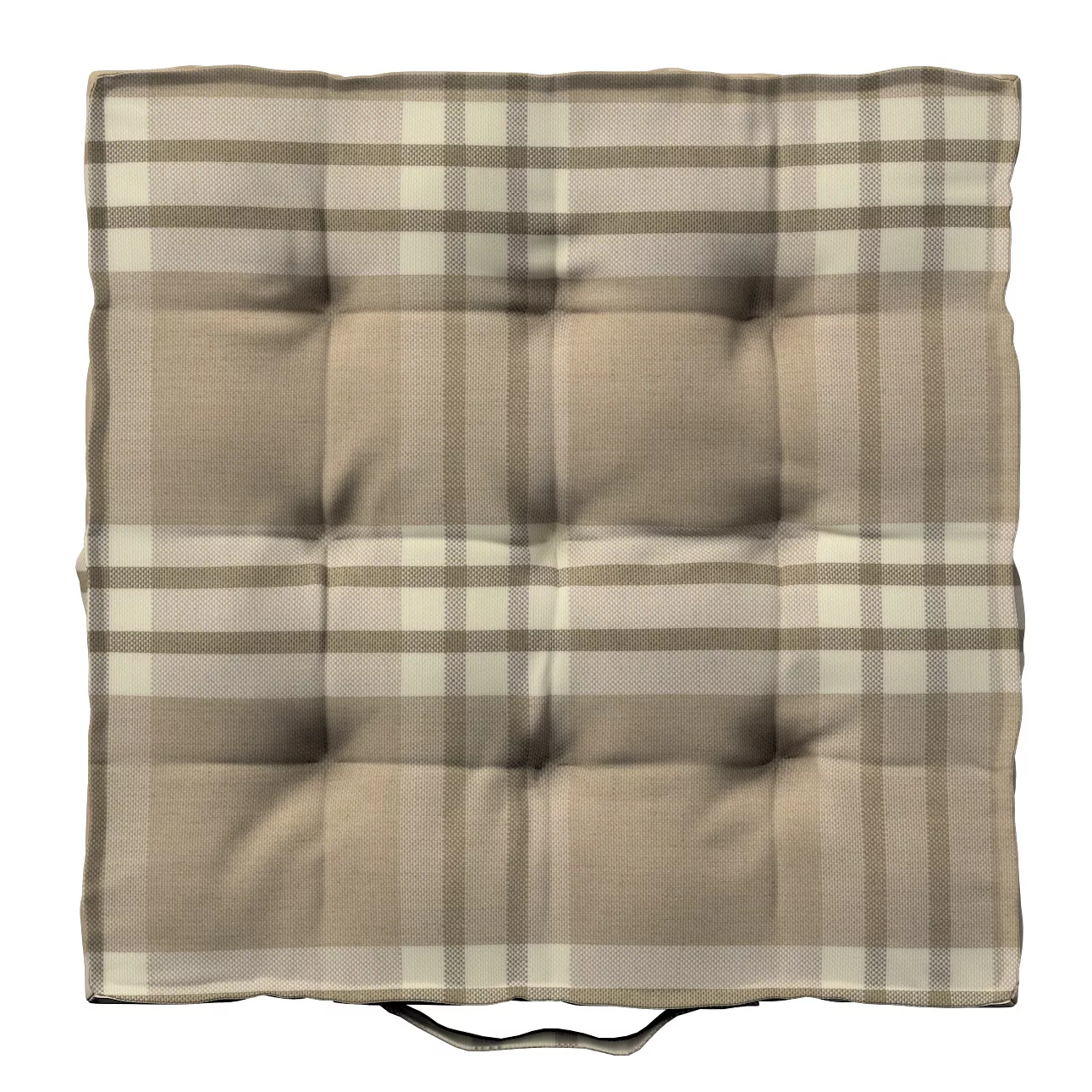 Sitzkissen Jacob mit Handgriff, beige, 50 x 50 x 10 cm, Edinburgh (144-95) günstig online kaufen