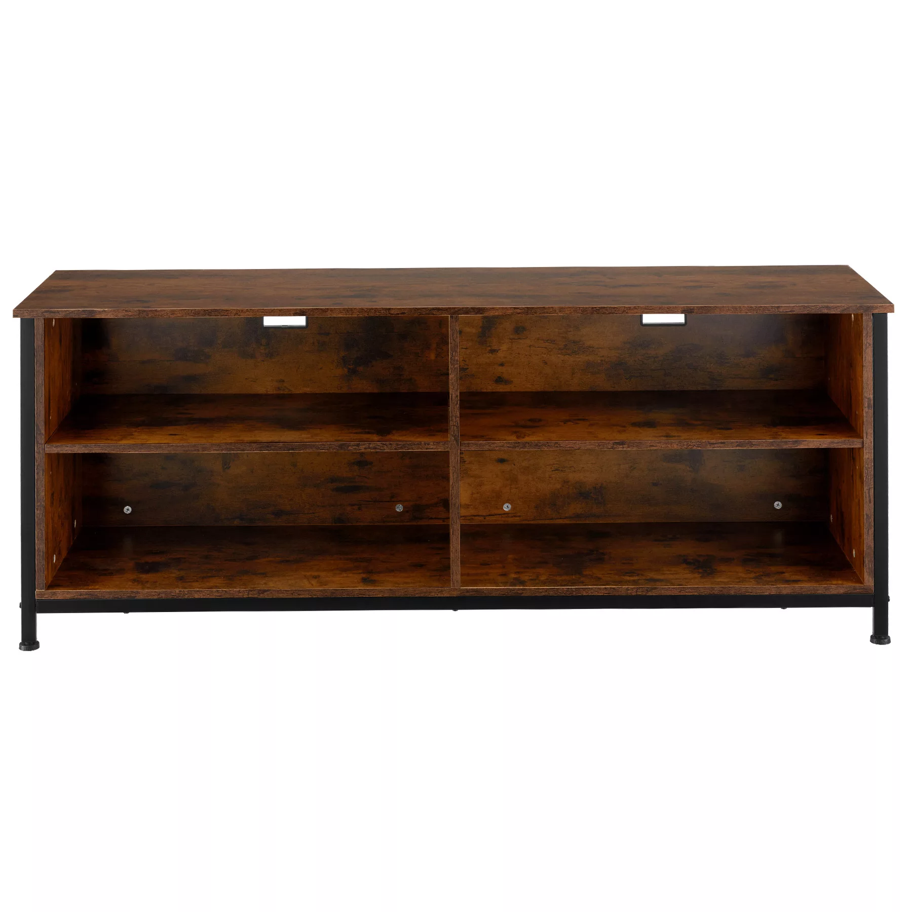 Sideboard Navan 147x41x60,5cm - Industrial Holz dunkel, rustikal günstig online kaufen
