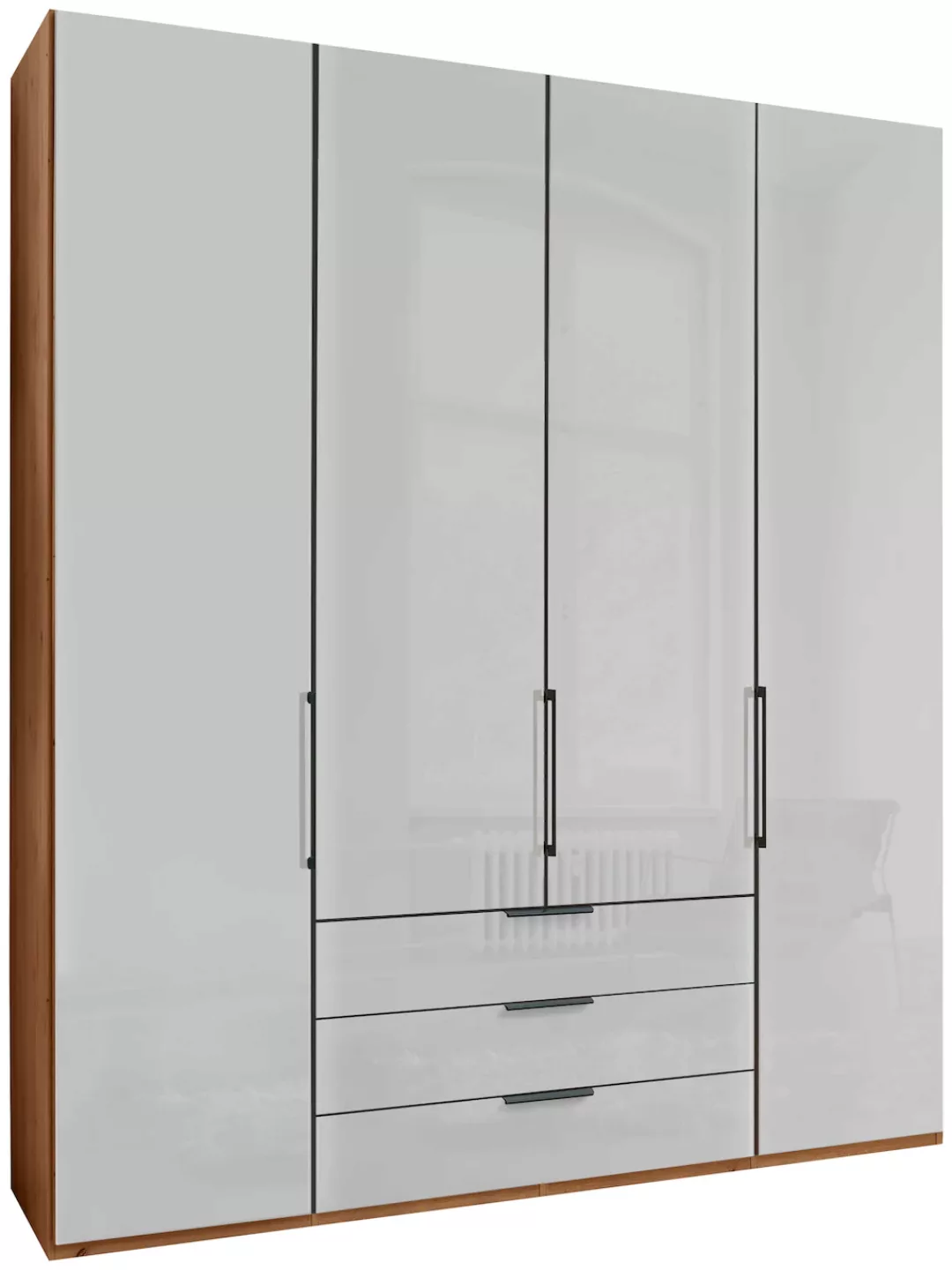 WIEMANN Drehtürenschrank "Monaco", mit Glasfront sowie hochwertigen Beschlä günstig online kaufen