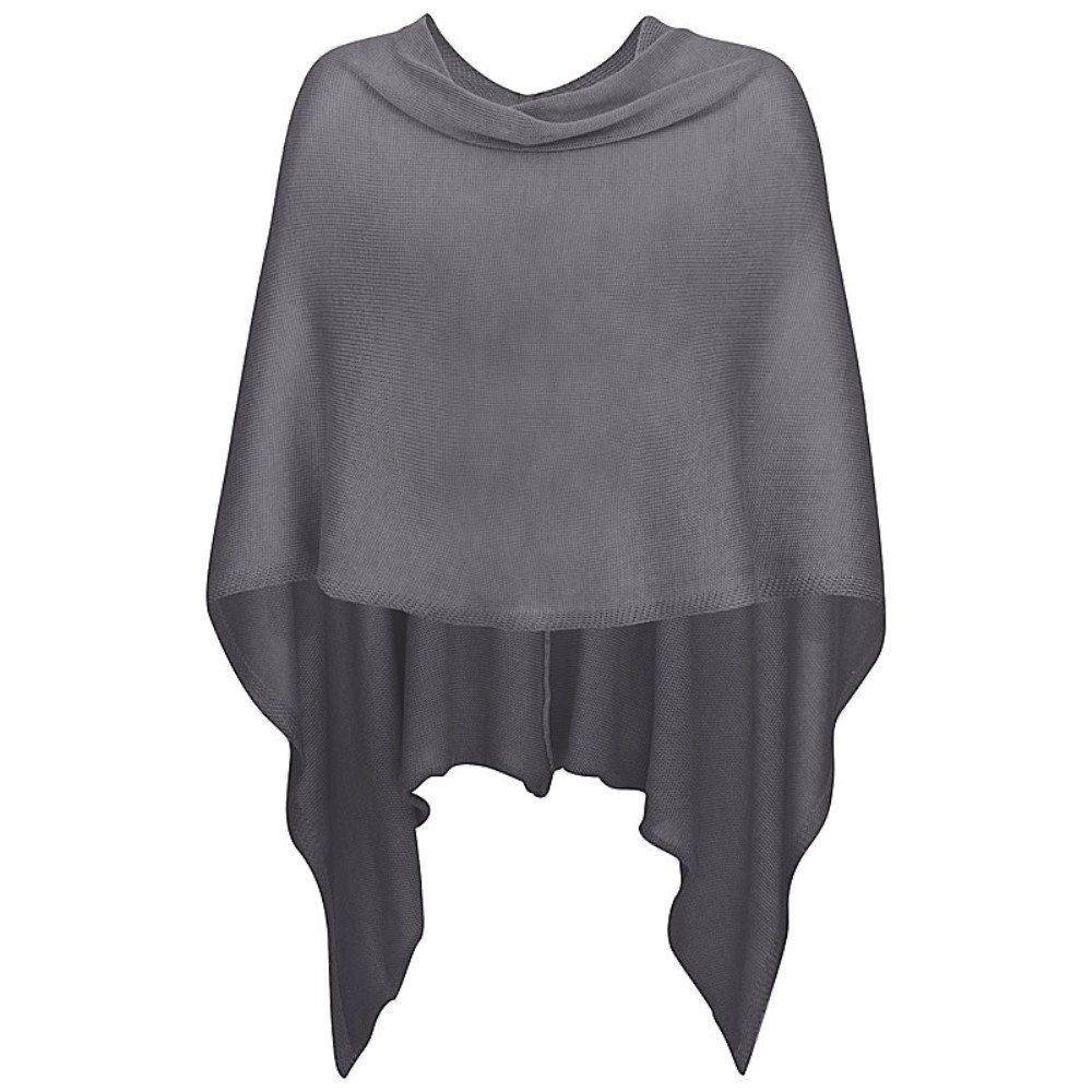 Mississhop Strickponcho Damen Poncho Cape Überwurf günstig online kaufen
