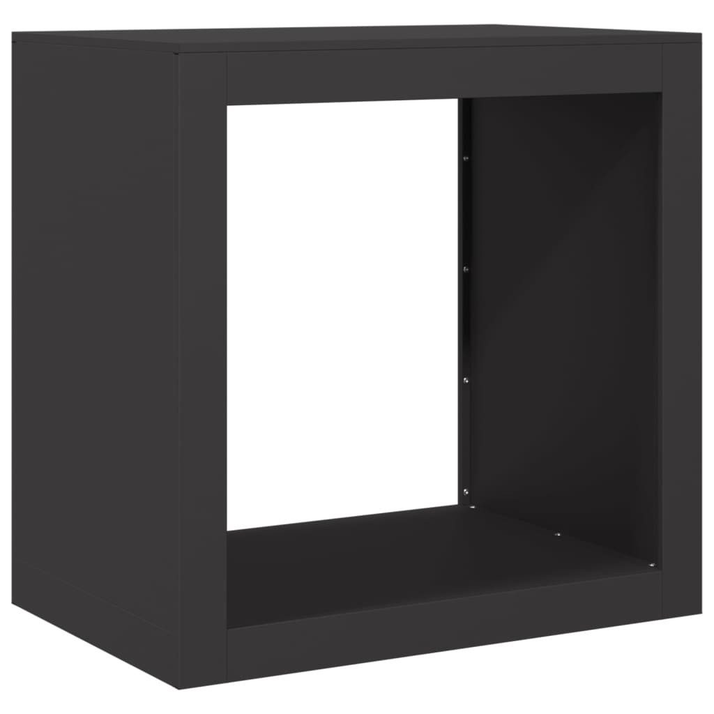 vidaXL Kaminholzregal Brennholzregal Schwarz 60x40x60 cm günstig online kaufen