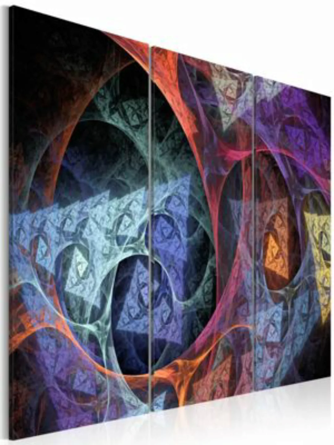 artgeist Wandbild Abstraktion in geheimnisvollen Farbtönen mehrfarbig Gr. 6 günstig online kaufen