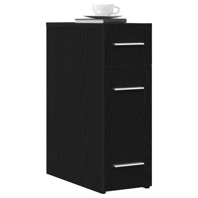 vidaXL Fächerschrank Apothekerischrank Schwarze Eiche Holzwerkstoff 20 x 45 günstig online kaufen