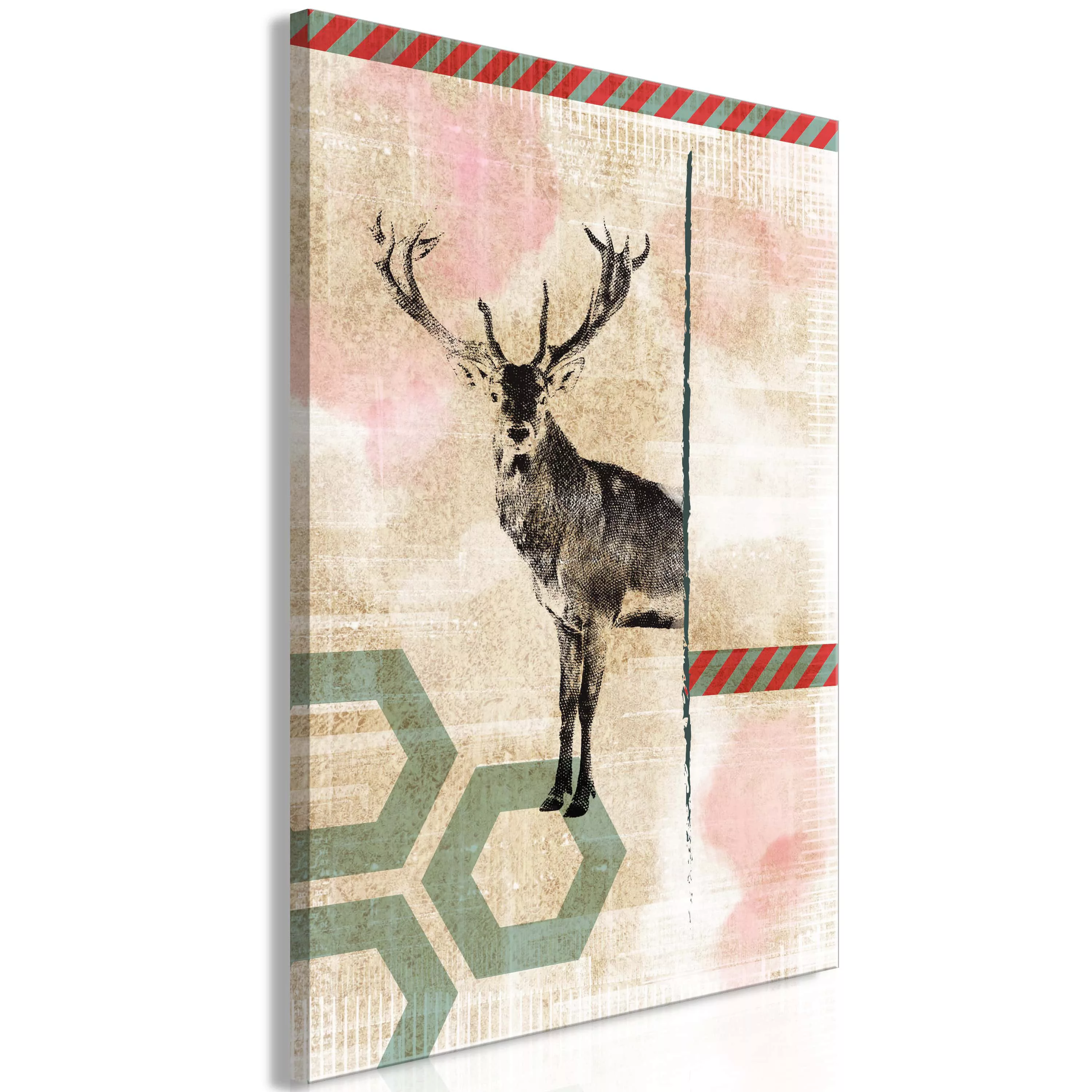 Wandbild - Lost Deer (1 Part) Vertical günstig online kaufen