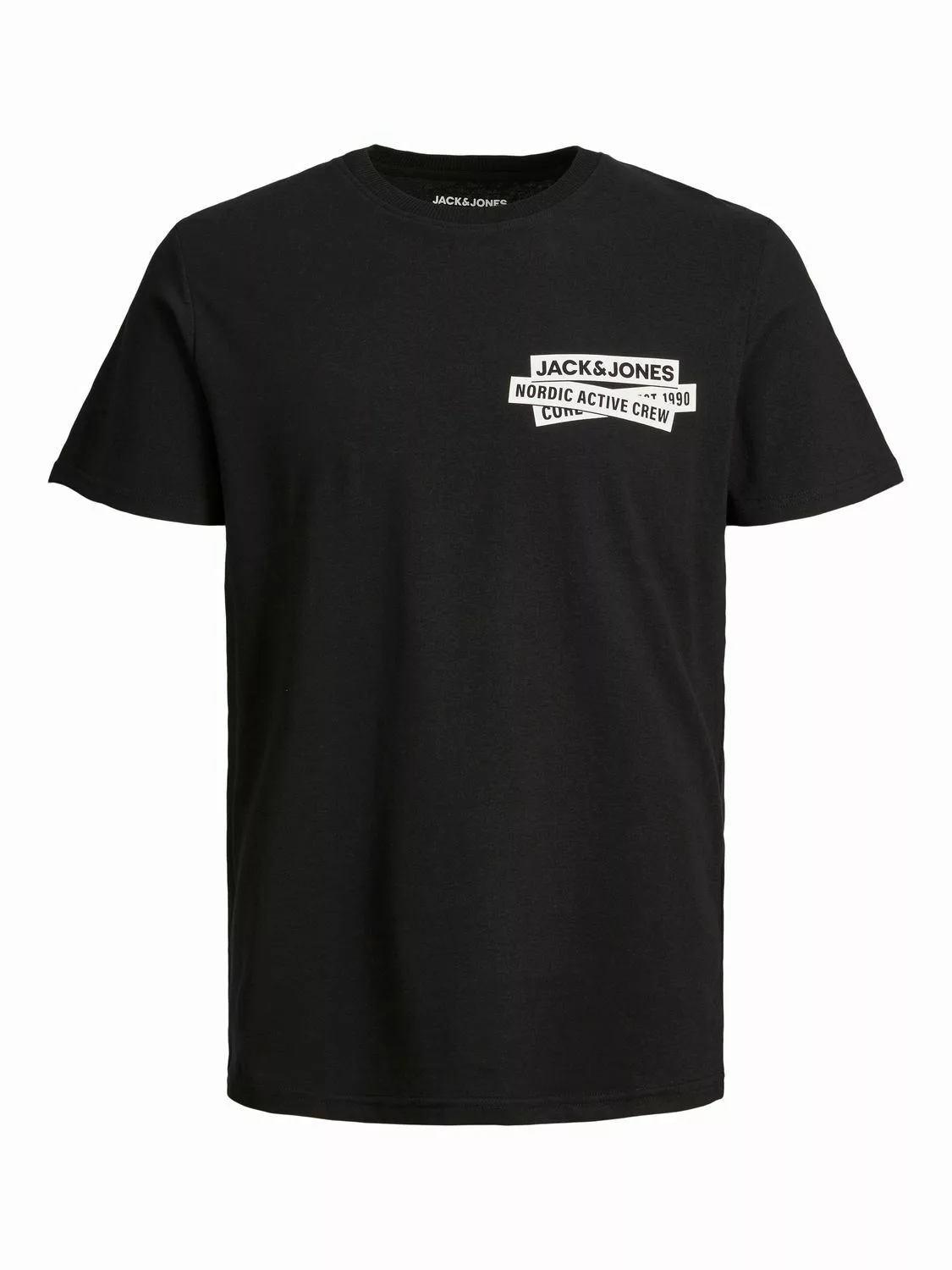 Jack & Jones Herren Rundhals T-Shirt JCOSPIRIT LOGO - Regular Fit günstig online kaufen
