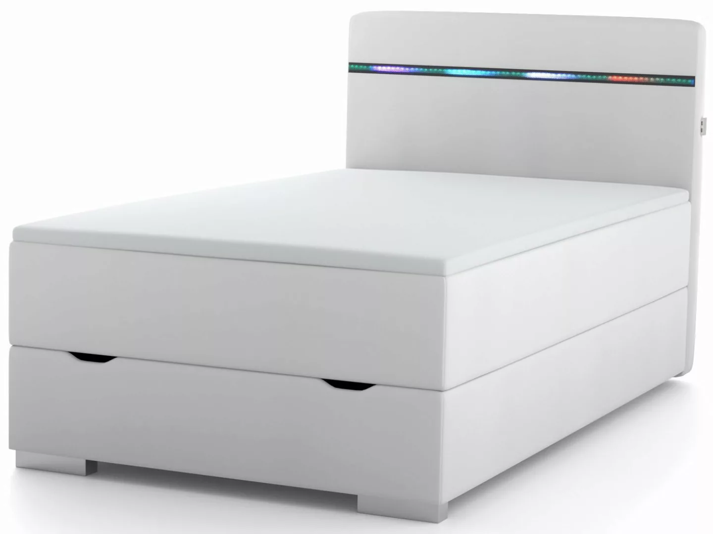 wonello Boxbett Monza 2, inkl. LED-Beleuchtung, Bettkasten, USB A+C Anschlu günstig online kaufen