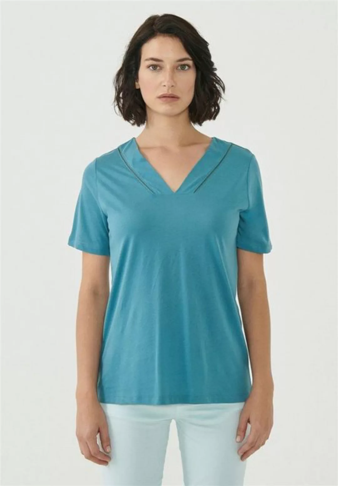 T-shirt Aus Tencel Und Bio-baumwolle günstig online kaufen