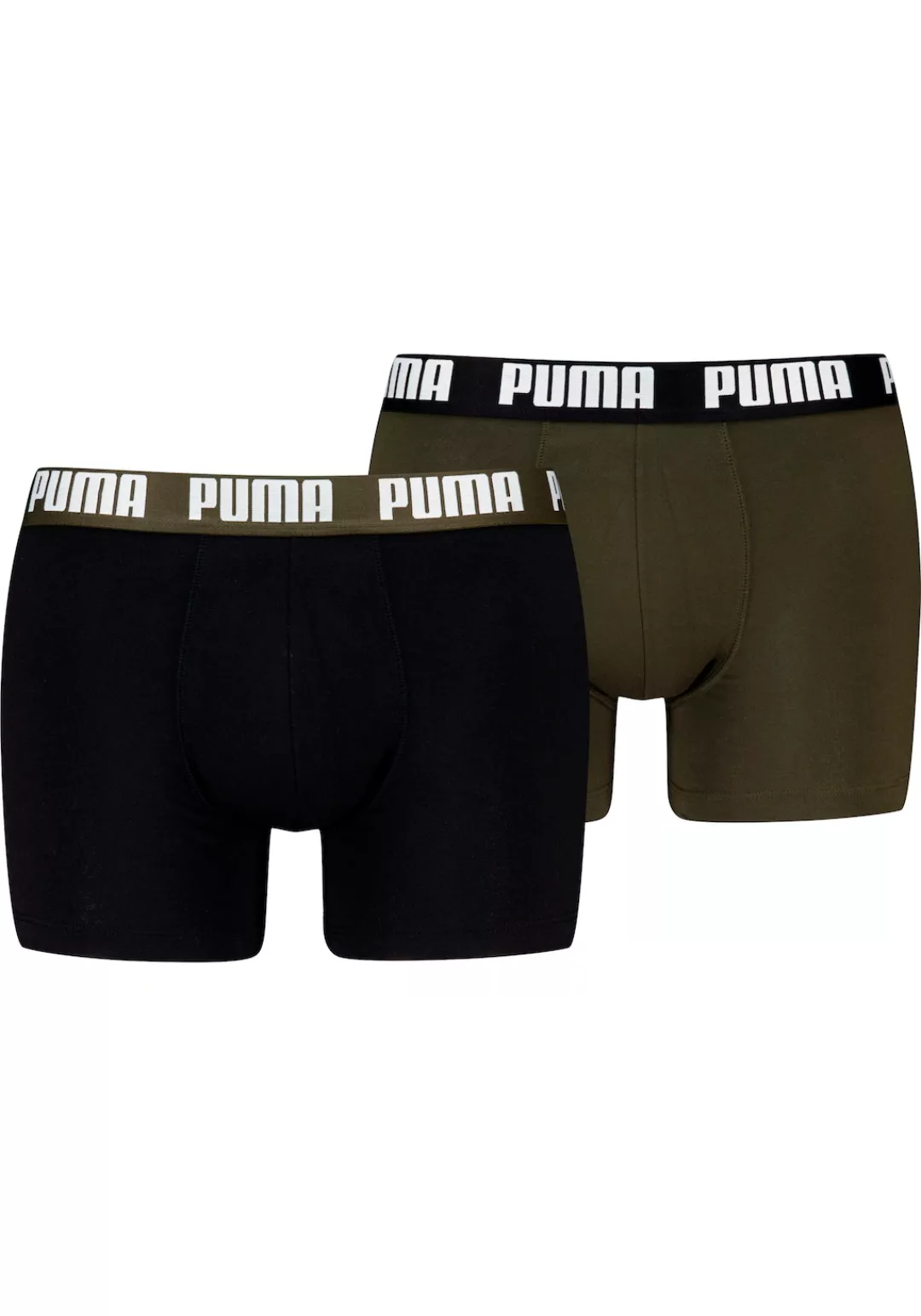 PUMA Boxershorts "BASIC BOXER", (2er Pack), mit elastischem Bund günstig online kaufen