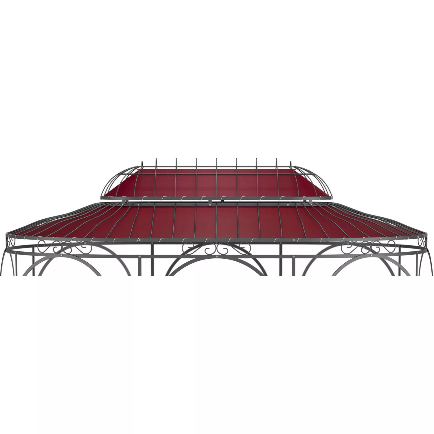 Eleo Sonnensegel Verona 440 cm x 285 cm für Pavillon Verona Weinrot günstig online kaufen