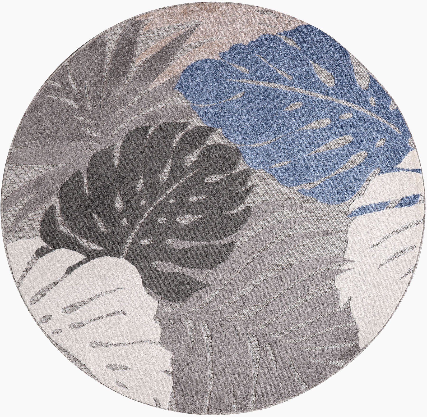 Sanat Teppich »Floral Outdoor«, rund, 6 mm Höhe, In- und Outdoor geeignet, günstig online kaufen