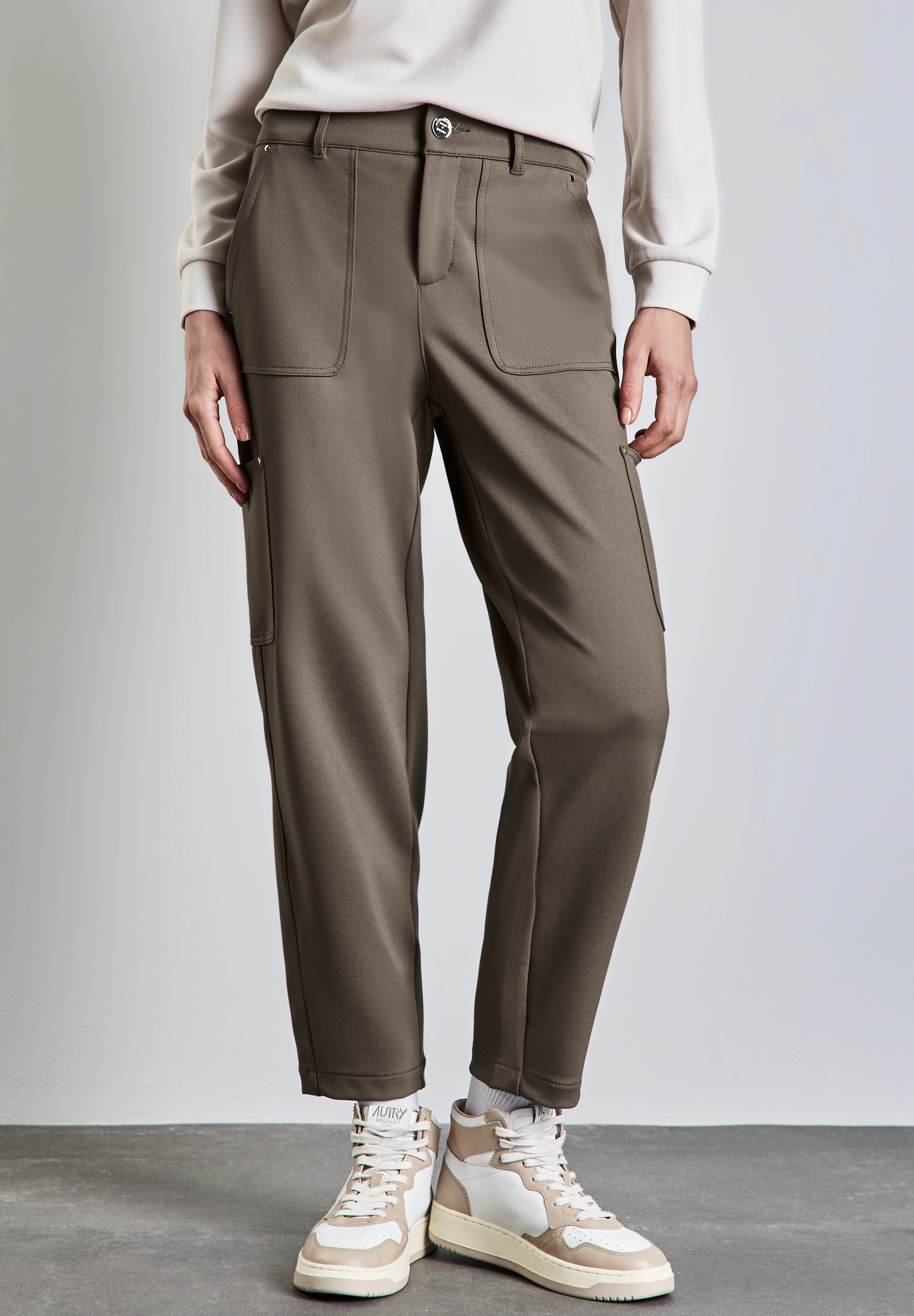 STREET ONE Cargohose, Middle Waist günstig online kaufen