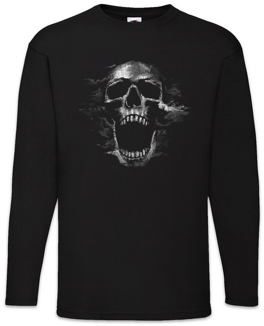 Urban Backwoods Langarmshirt Screaming Skull I Langarm T-Shirt Schädel Dead günstig online kaufen