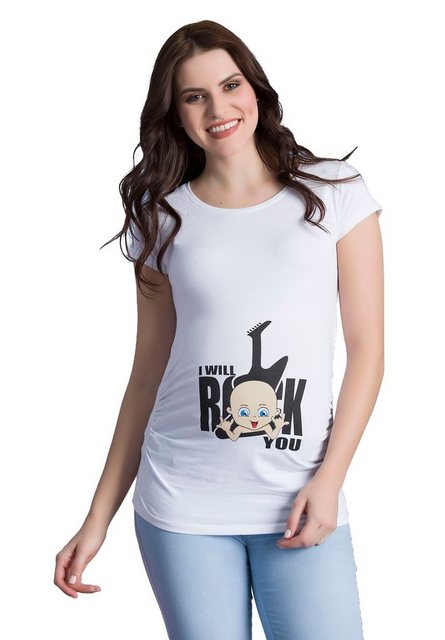 M.M.C. Umstandsshirt I Will Rock You mit Motiv günstig online kaufen