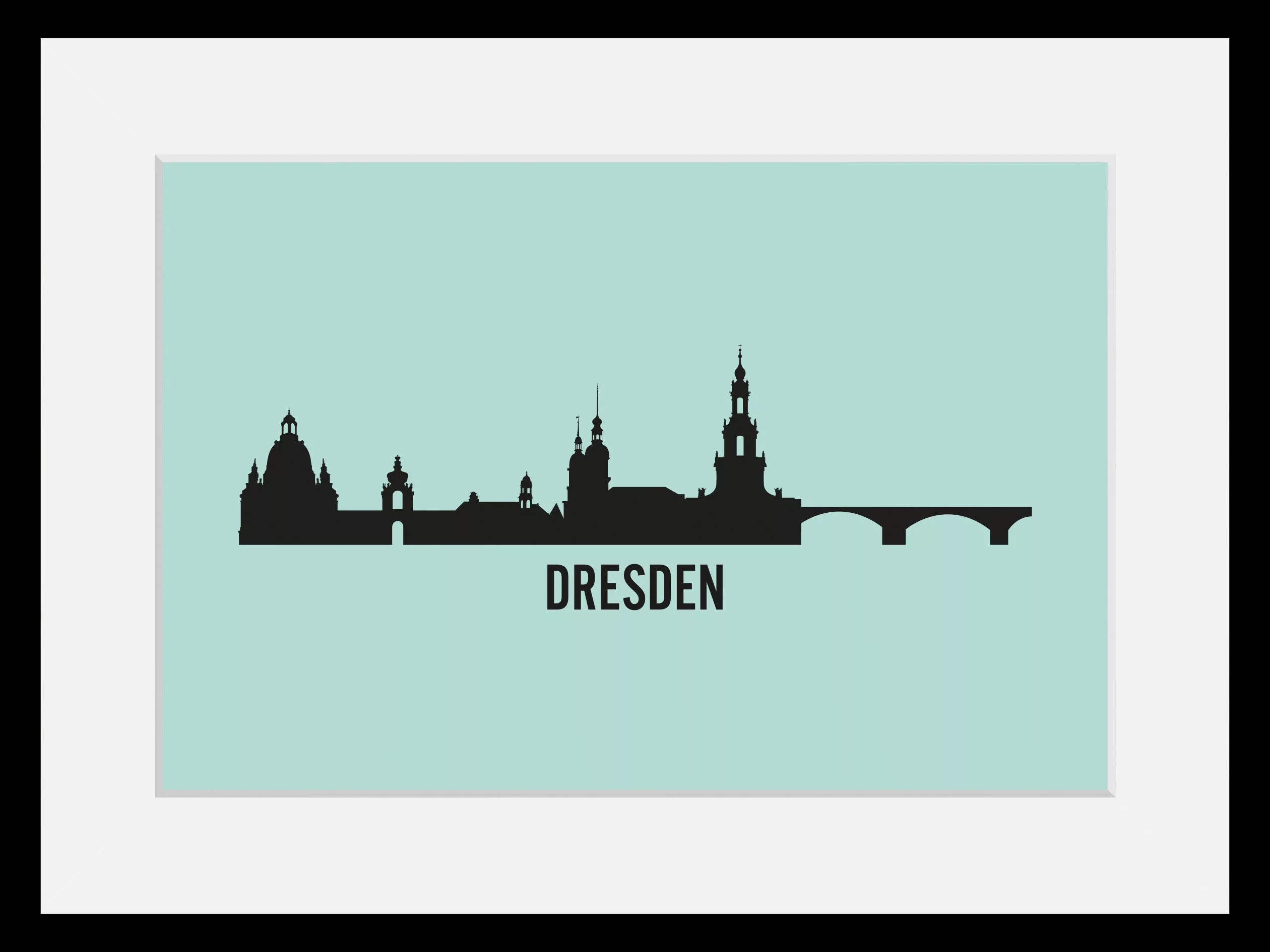 queence Bild "Dresden Skyline", Städte-Stadt-Deutschland-Gebäude-Dresden, ( günstig online kaufen