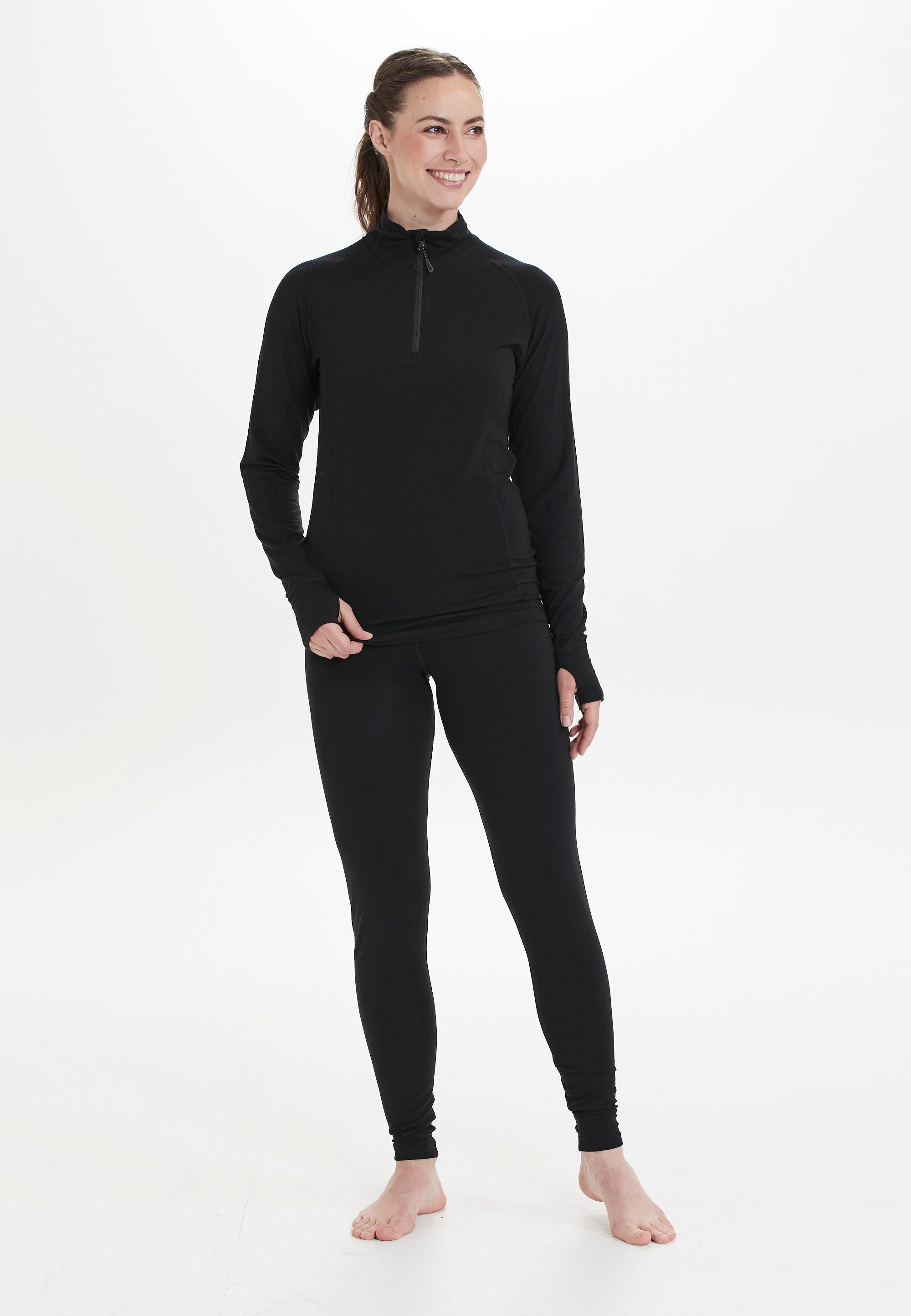 WHISTLER Funktionsshirt "Athene", (1 tlg.), mit Daumenlöchern günstig online kaufen