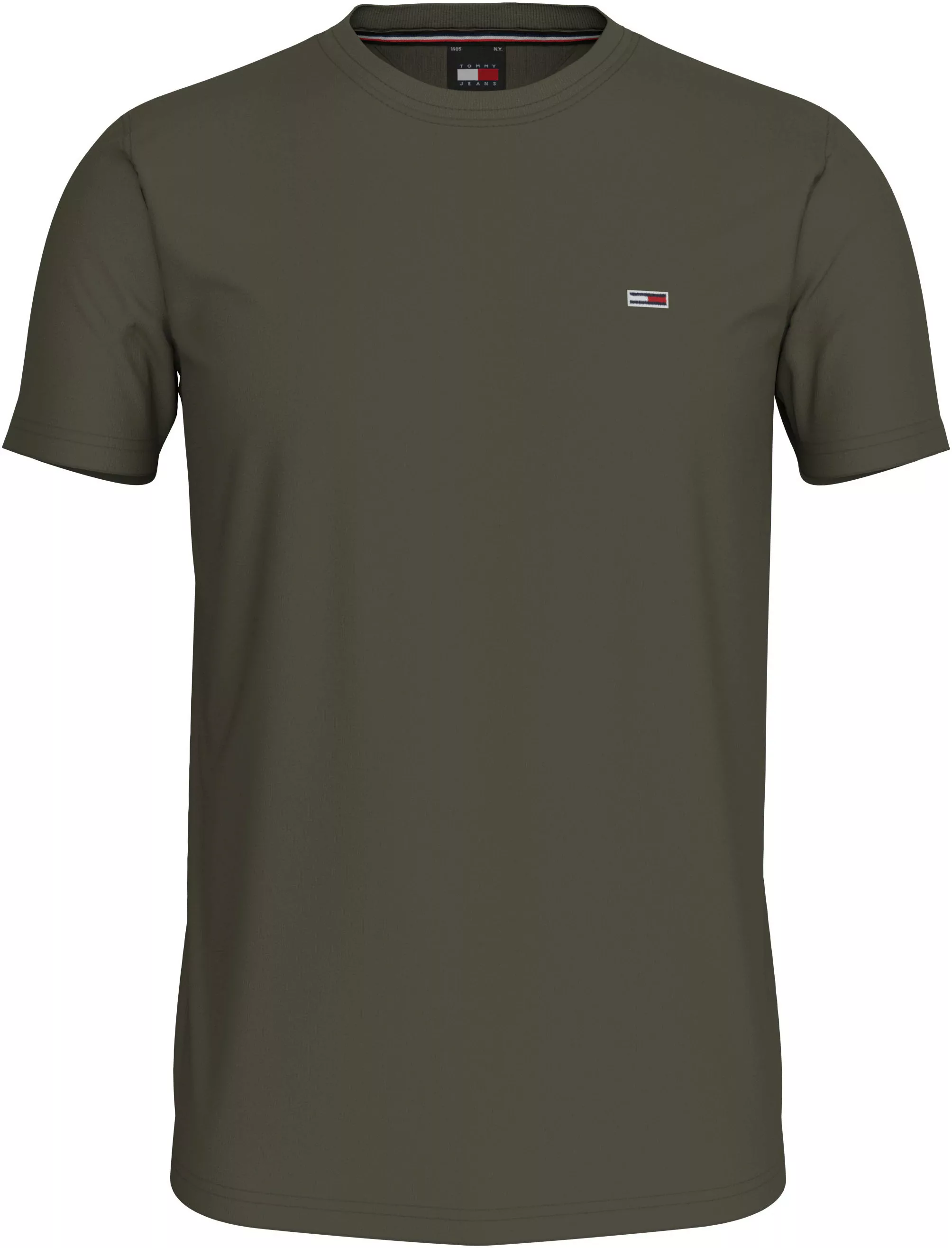 Tommy Jeans T-Shirt "TJM ESSENTIAL SOLID TEE", Regular Fit mit Rundhalsauss günstig online kaufen