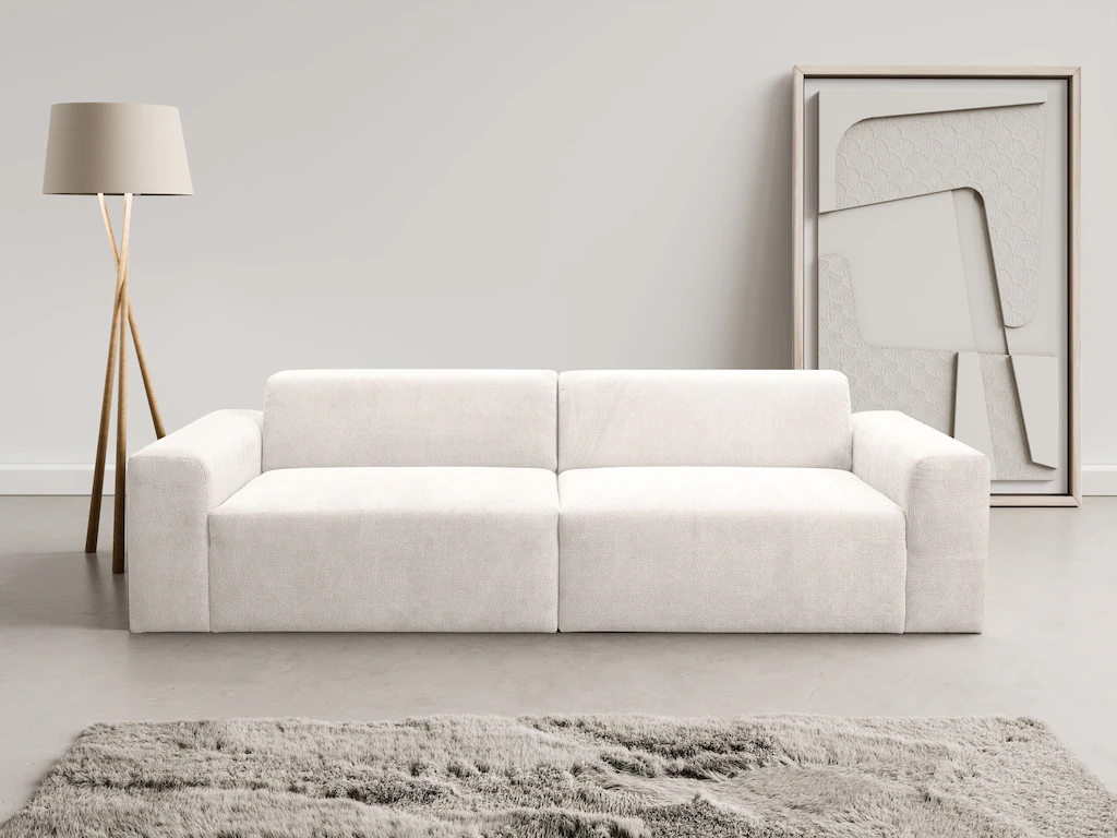 WERK2 Sofa "Zeus 3-Sitzer", Curvy Trend 3-Sitzer mit urbaner Optik günstig online kaufen