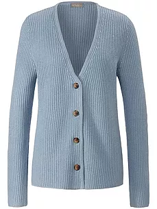 Strickjacke aus Seide und Kaschmir include blau günstig online kaufen