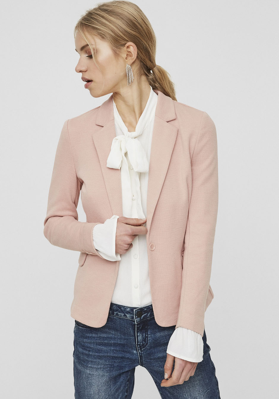 Vero Moda Jerseyblazer "VMJULIA LS BLAZER" günstig online kaufen