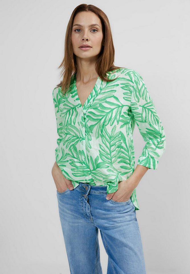 Cecil Shirtbluse mit Blätterprint günstig online kaufen