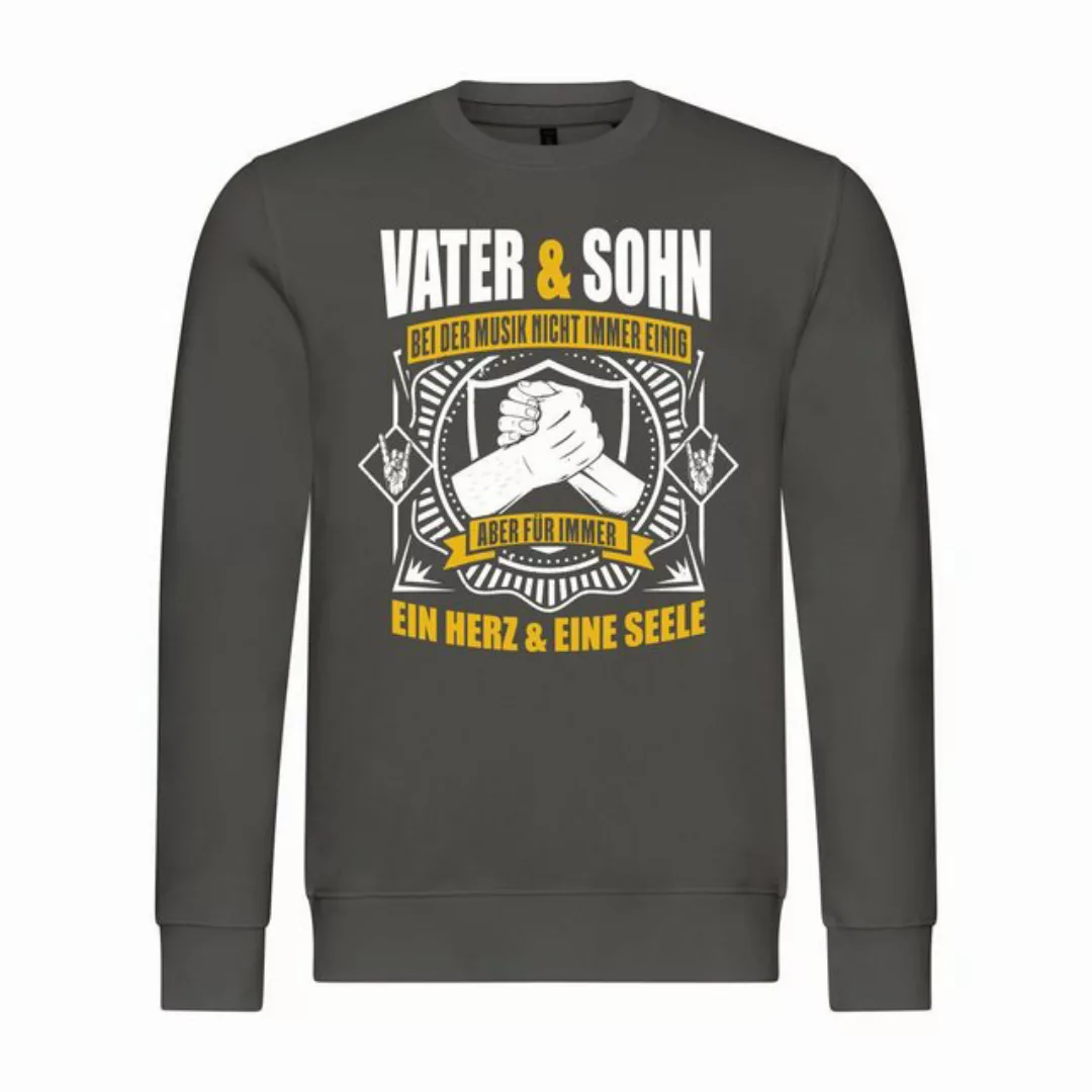 deinshirt Rundhalspullover Herren Pullover Vater und Sohn ein Herz und eine günstig online kaufen