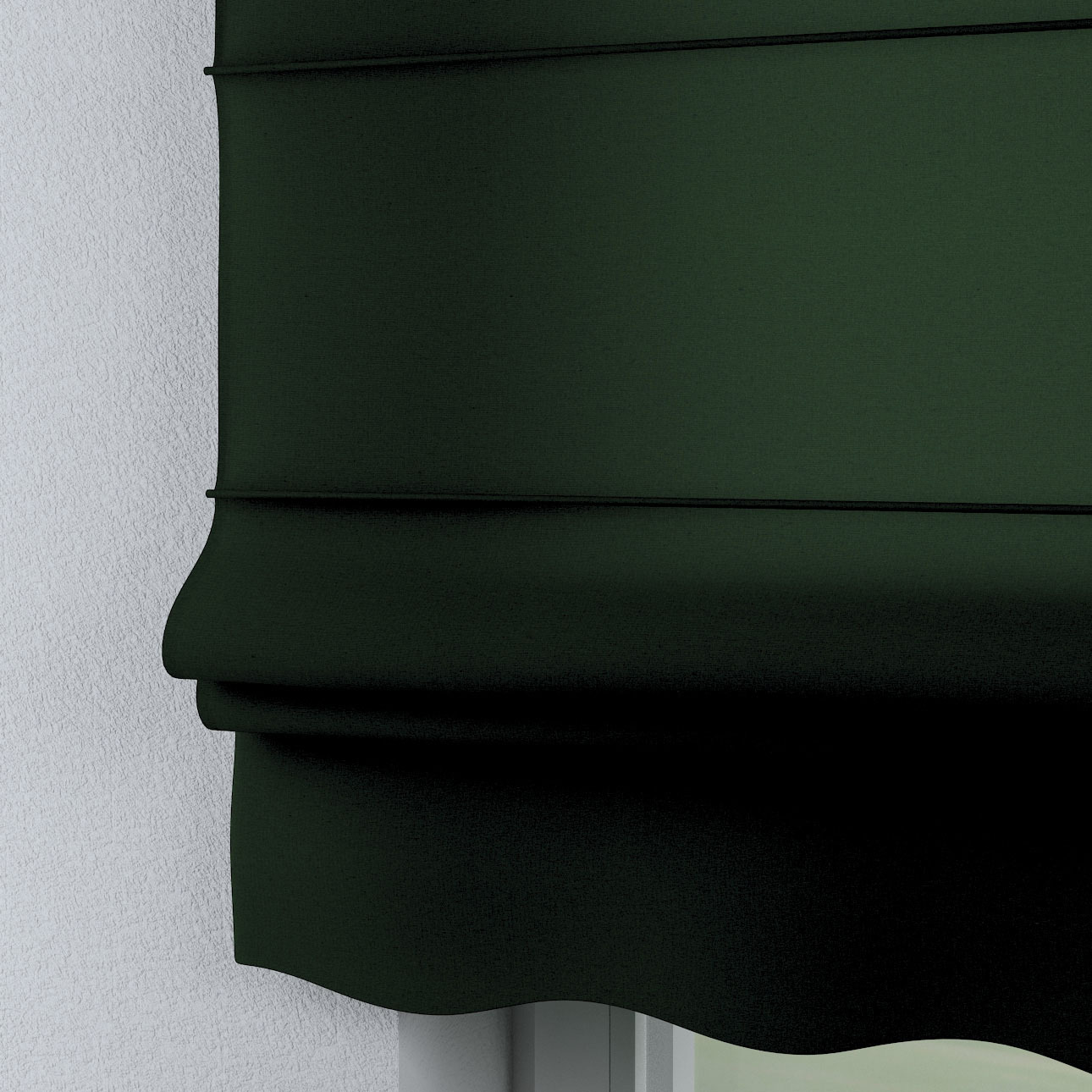 Dekoria Raffrollo Firenze, dunkelgrün, 120 x 160 cm günstig online kaufen