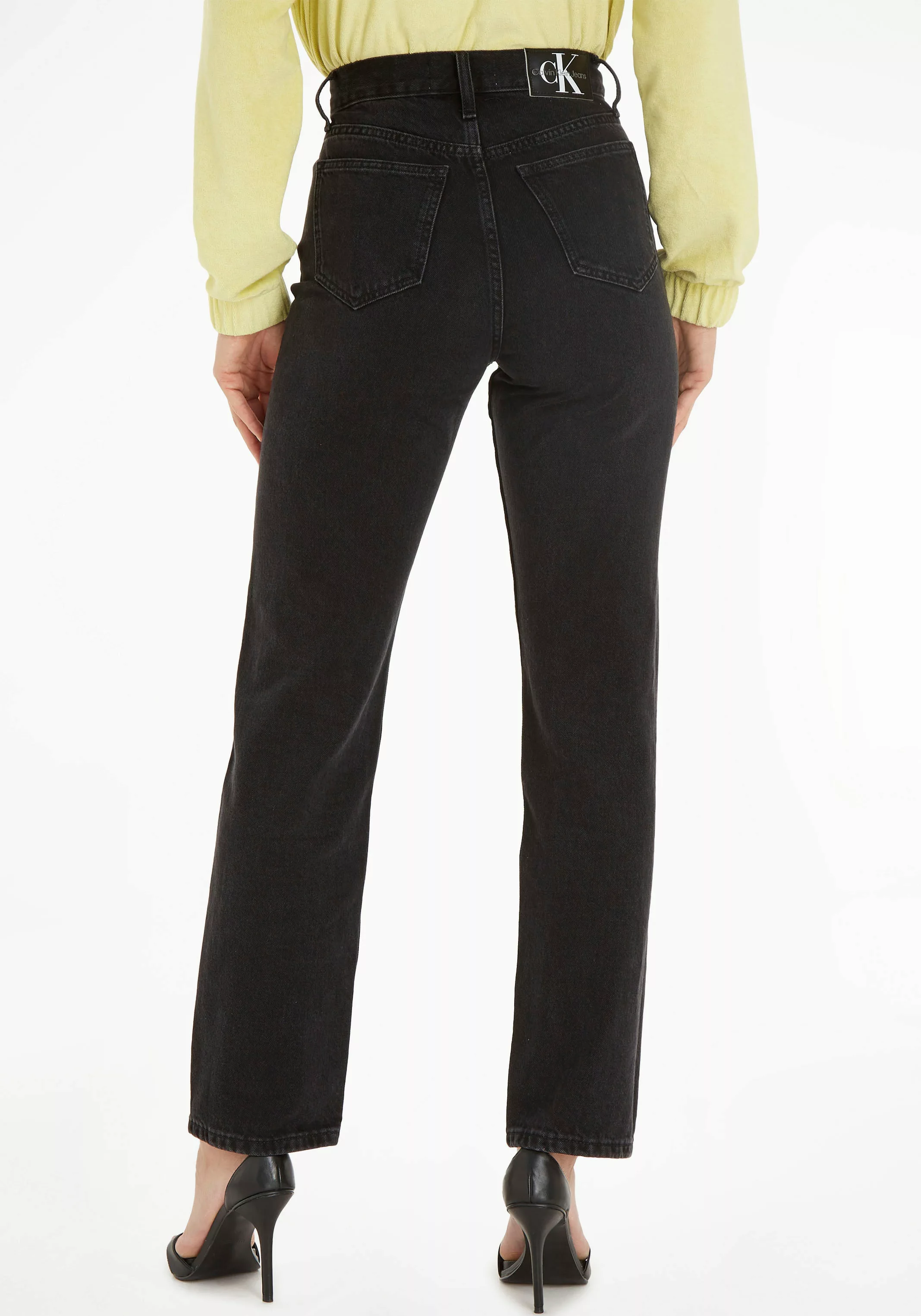 Calvin Klein Jeans Straight-Jeans HIGH RISE STRAIGHT im 5-Pocket-Style günstig online kaufen