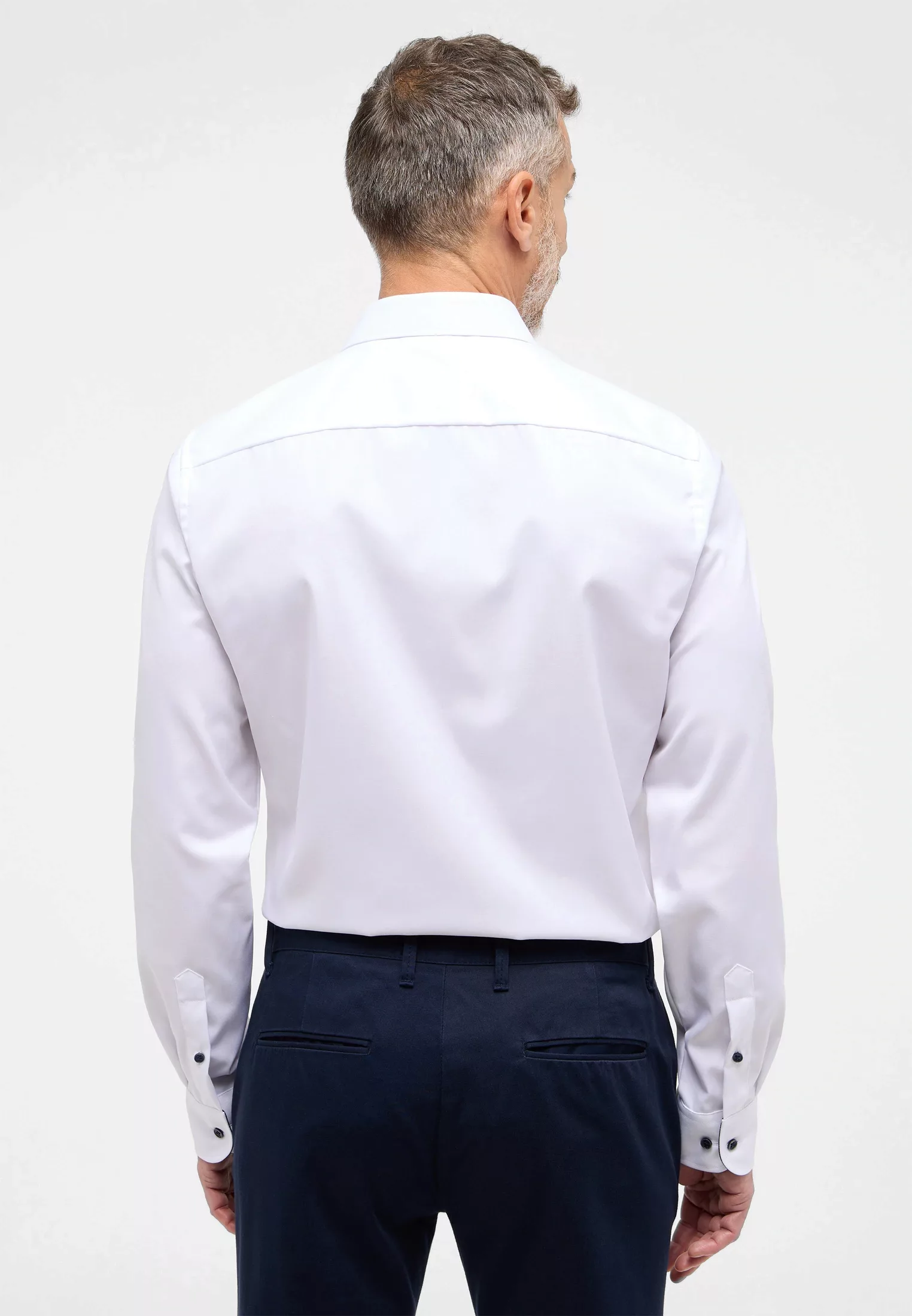 Eterna Businesshemd - Hemd - Cover Shirt Twill - Slim fit - Businesshemd bl günstig online kaufen