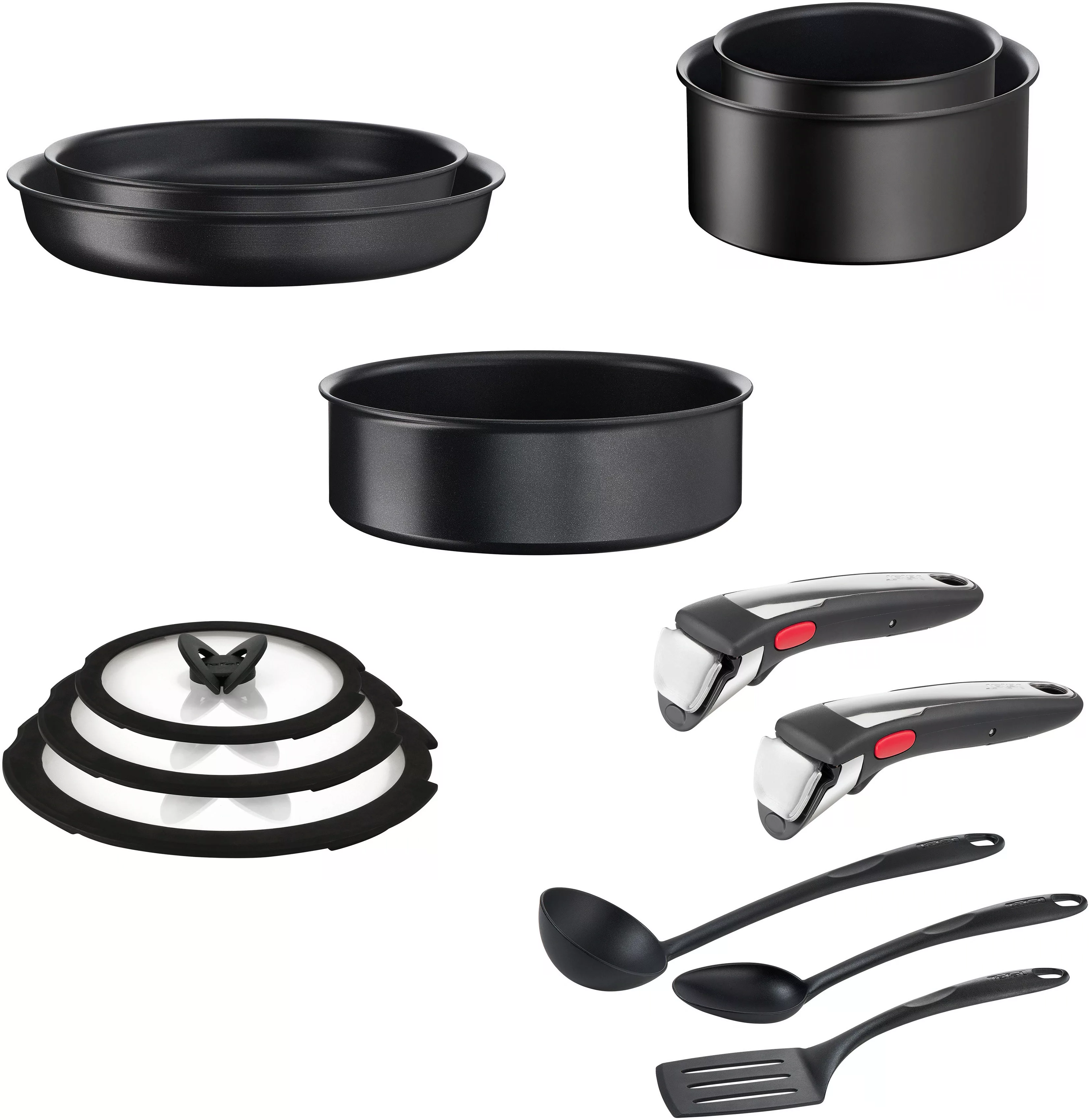 Tefal Topf-Set »Ingenio Unlimited On«, Aluminium, (Set, 13 tlg., Kasserolle günstig online kaufen