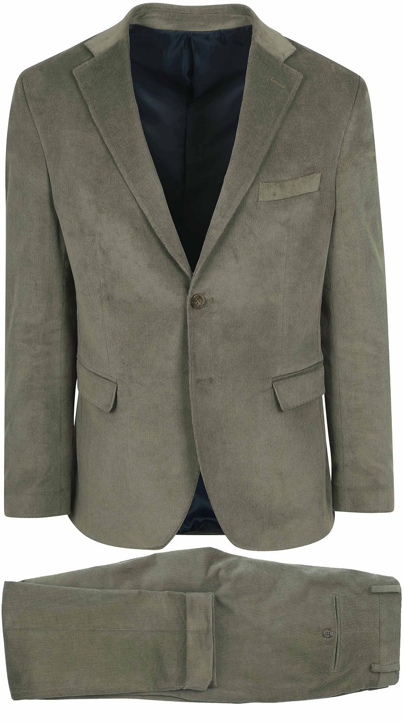 Suitable Corduroy Suit Grün - Größe 52 günstig online kaufen