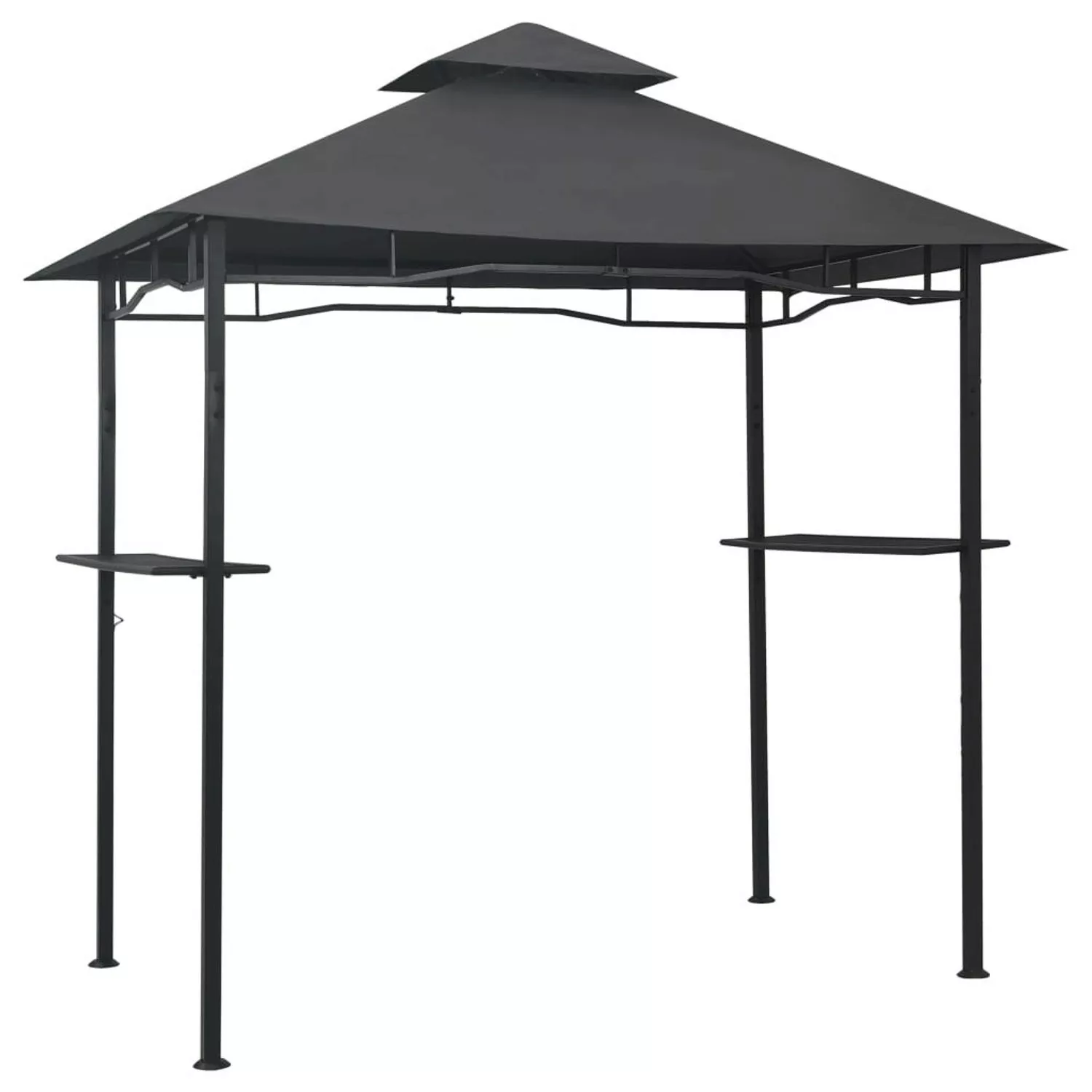 vidaXL BBQ-Pavillon 240x150x255 cm Anthrazit Stahl günstig online kaufen