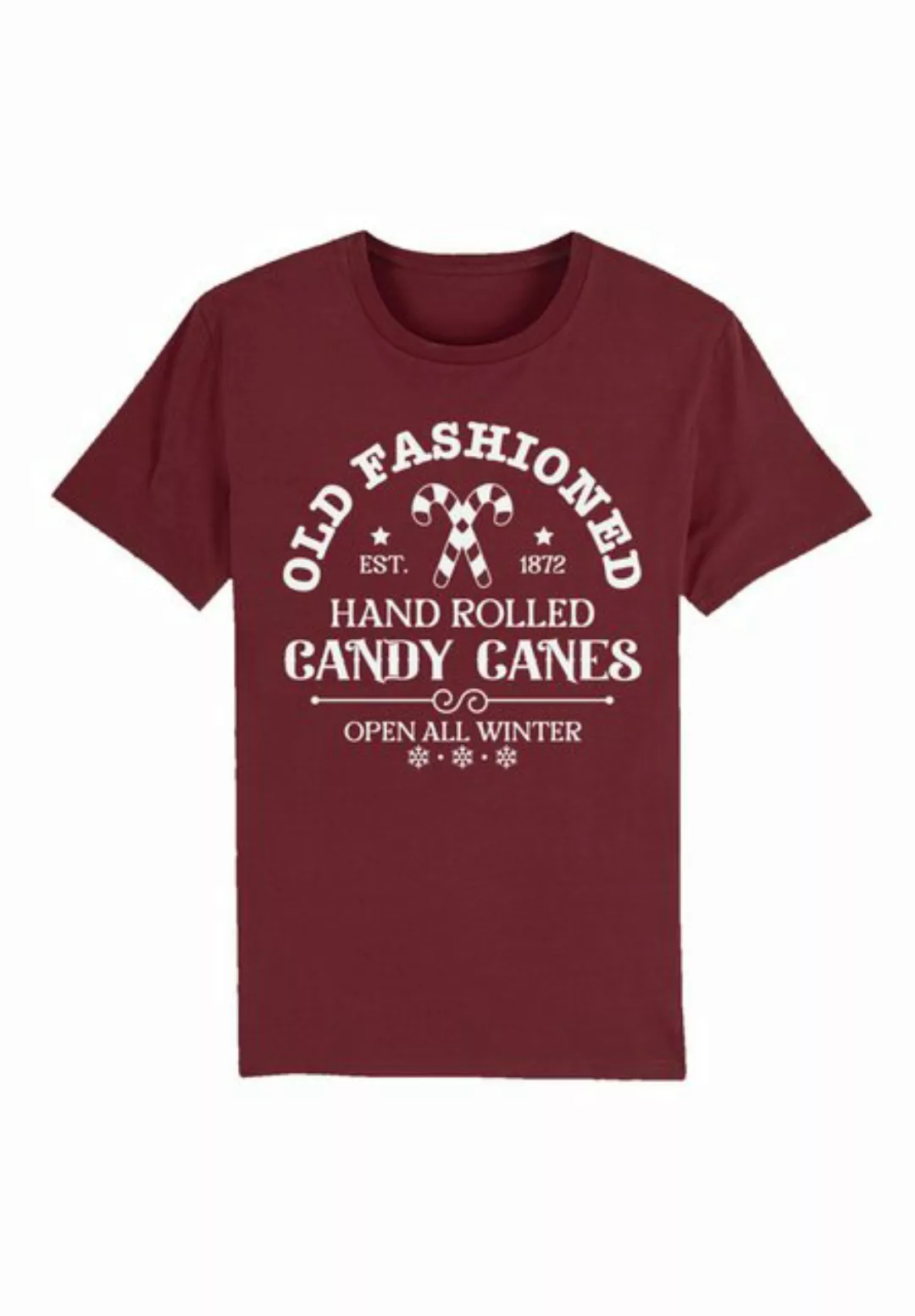 F4NT4STIC T-Shirt Cany Canes Retro Weihnachts Sign Premium Qualität günstig online kaufen