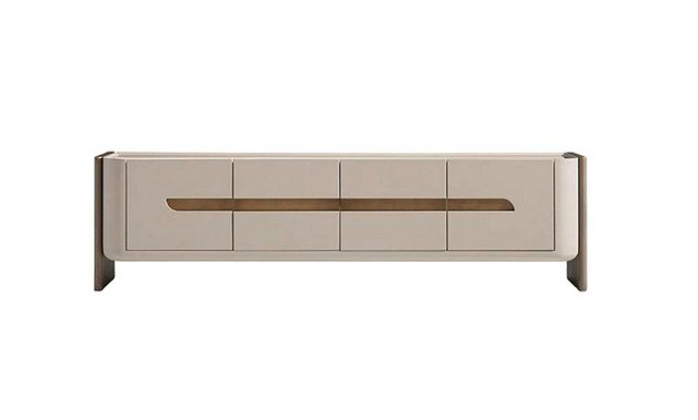 JVmoebel TV-Schrank Sideboard RTV Lowboard TV Ständer Beige Holz Wohnzimmer günstig online kaufen