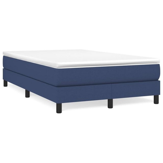 furnicato Bett Bettgestell Blau 120x200 cm Stoff günstig online kaufen