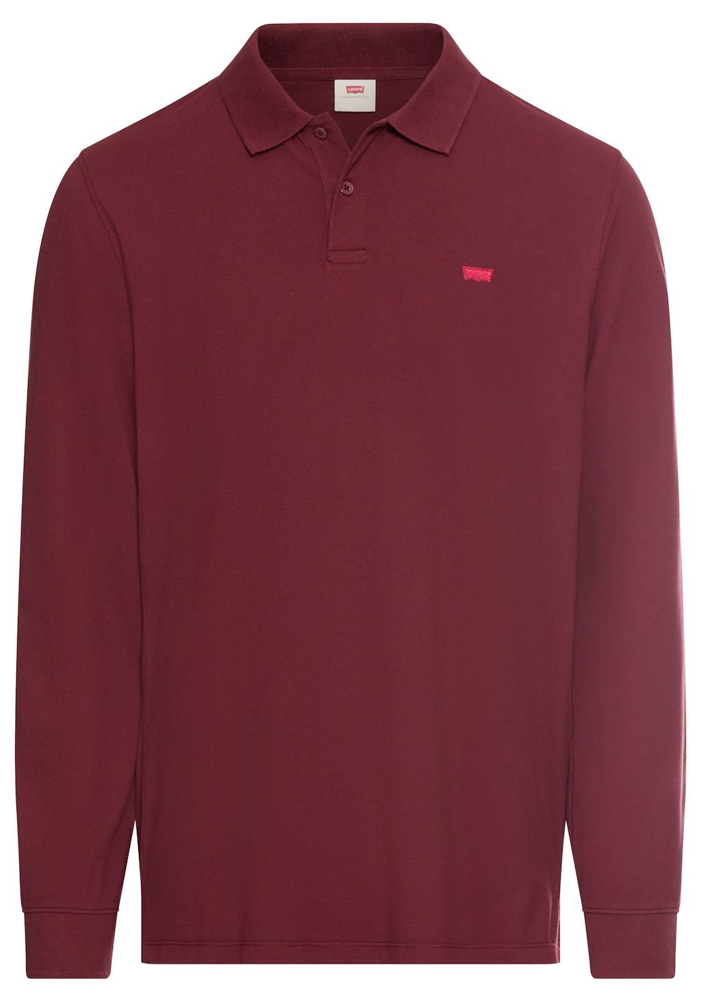 Levis Langarm-Poloshirt, mit Logo Stickerei günstig online kaufen
