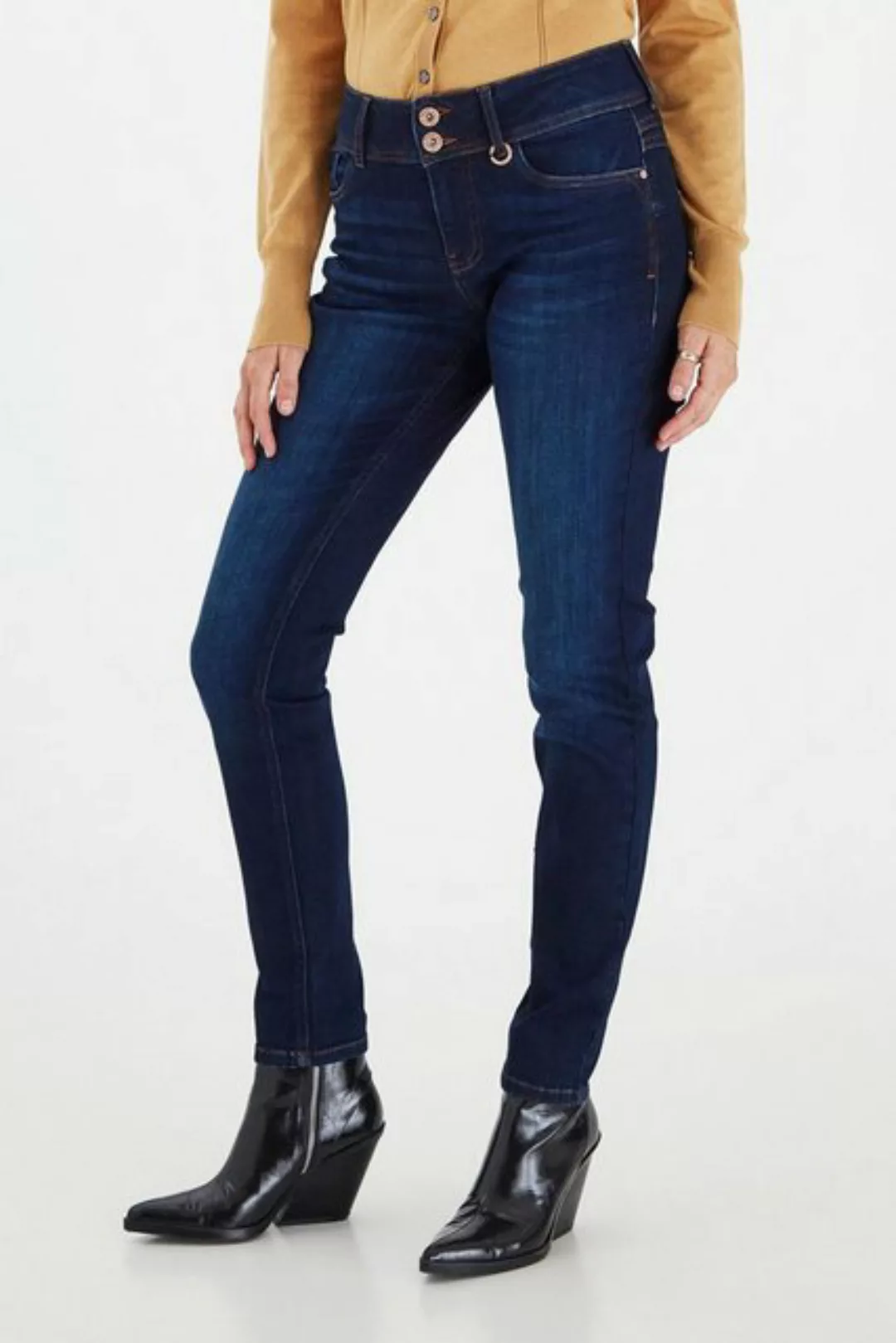 Pulz Jeans Röhrenjeans PZSUZY - 50205549 Skinny Jeans mit raffiniertem Bund günstig online kaufen