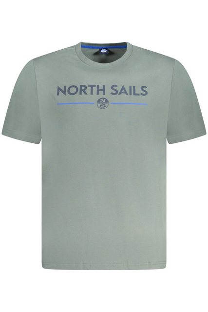 North Sails T-Shirt Grünes Herren Kurzarm-T-Shirt mit Rundhals und günstig online kaufen