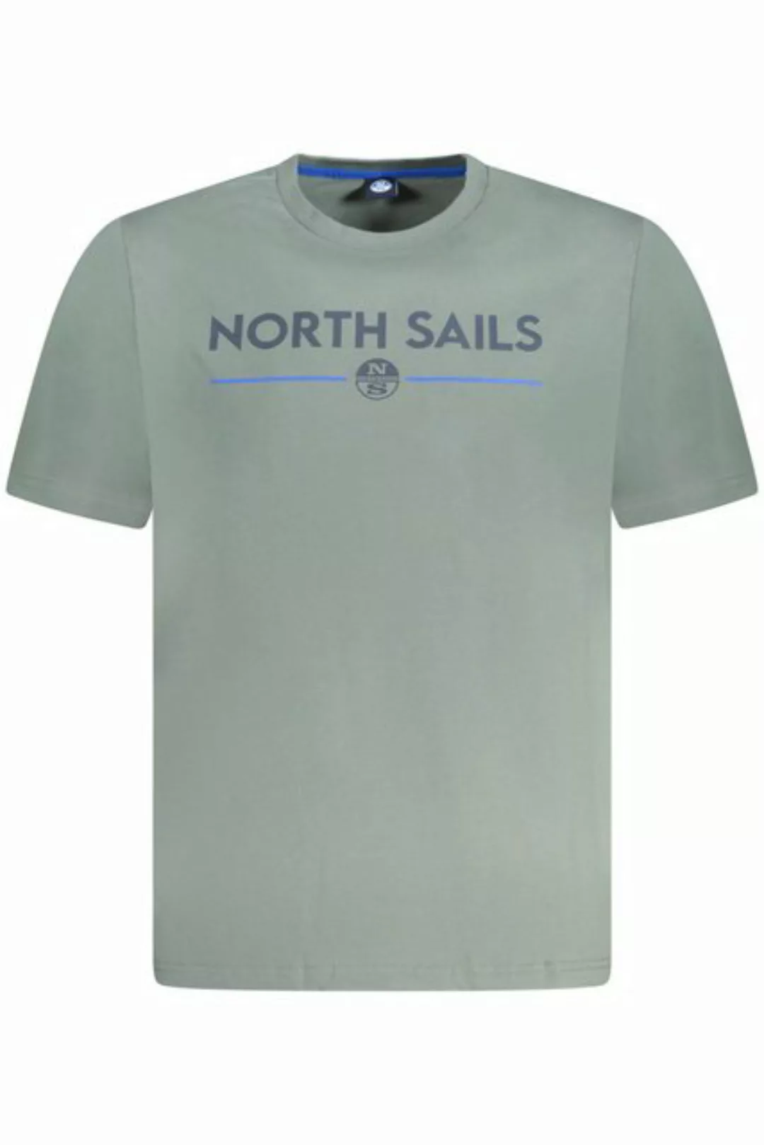 North Sails T-Shirt Grünes Herren Kurzarm-T-Shirt mit Rundhals und günstig online kaufen