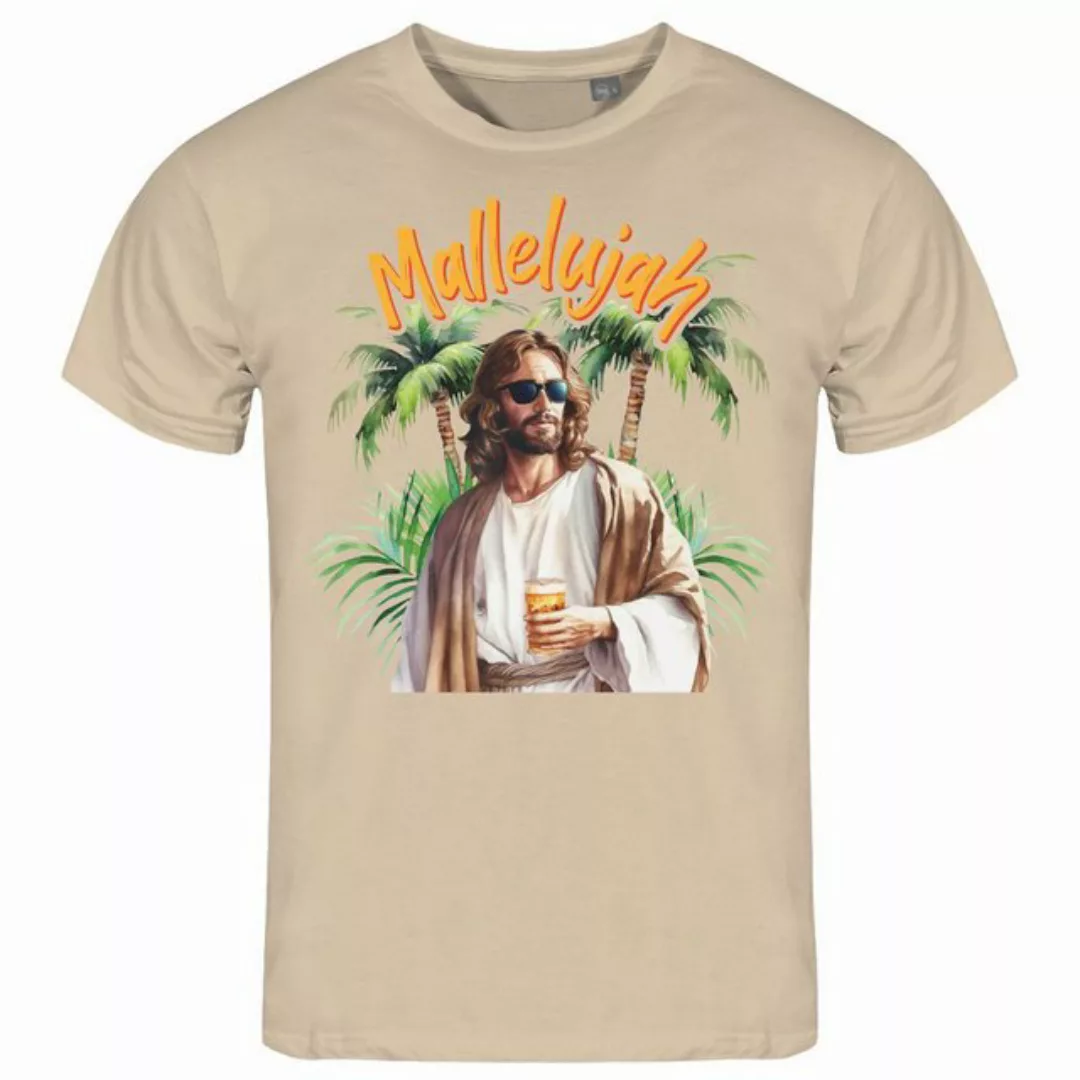 deinshirt Print-Shirt Herren T-Shirt Mallelujah Funshirt mit Motiv günstig online kaufen