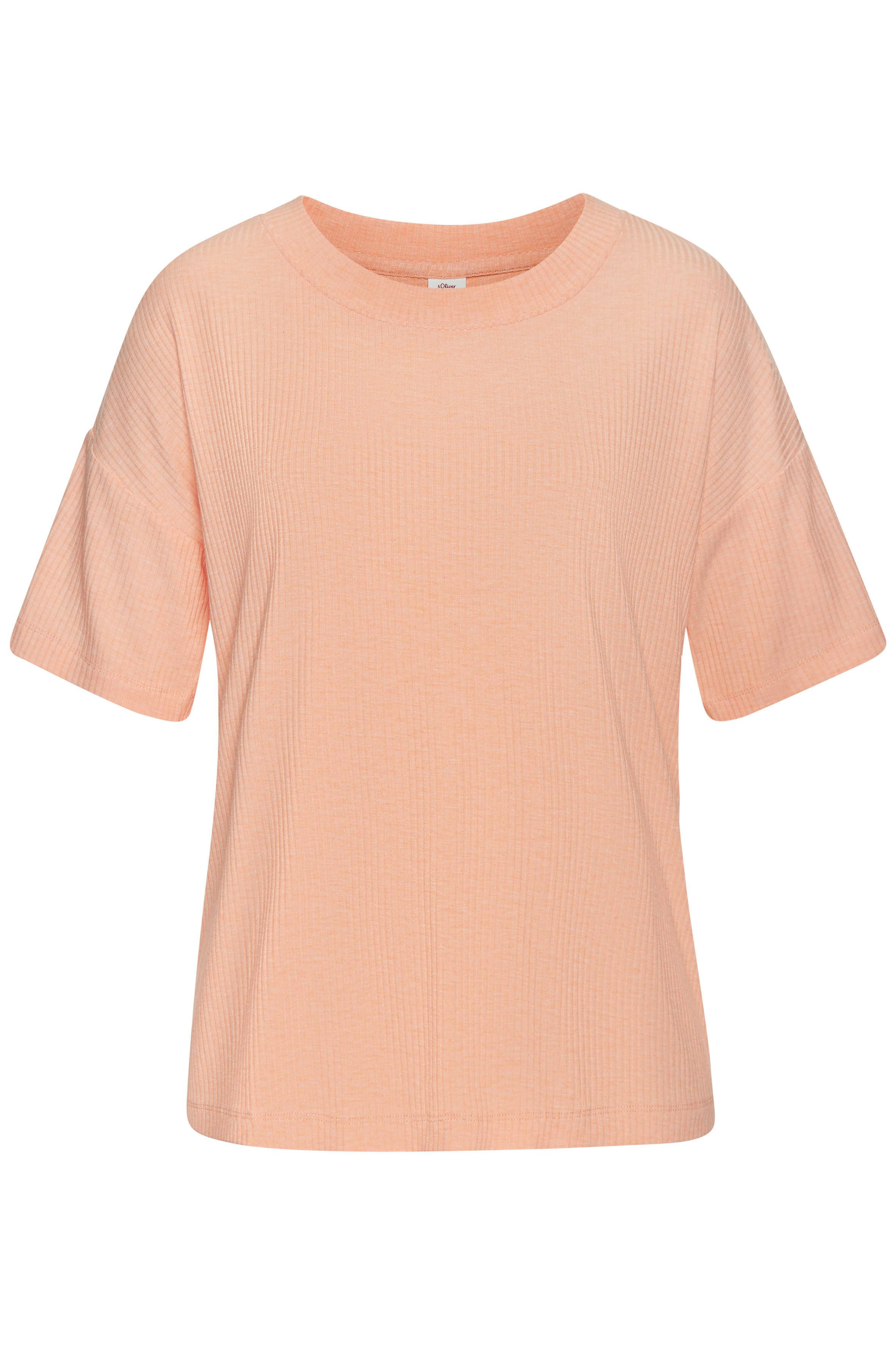 s.Oliver Pyjamaoberteil, in elastischer Rippware günstig online kaufen