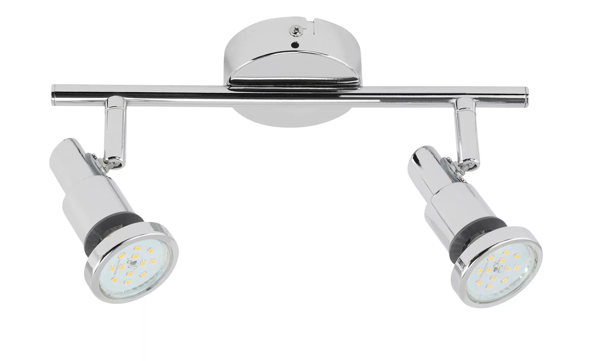 LED-Badspot, 2-flammig, chrom - silber - 8 cm - 12,3 cm - Lampen & Leuchten günstig online kaufen